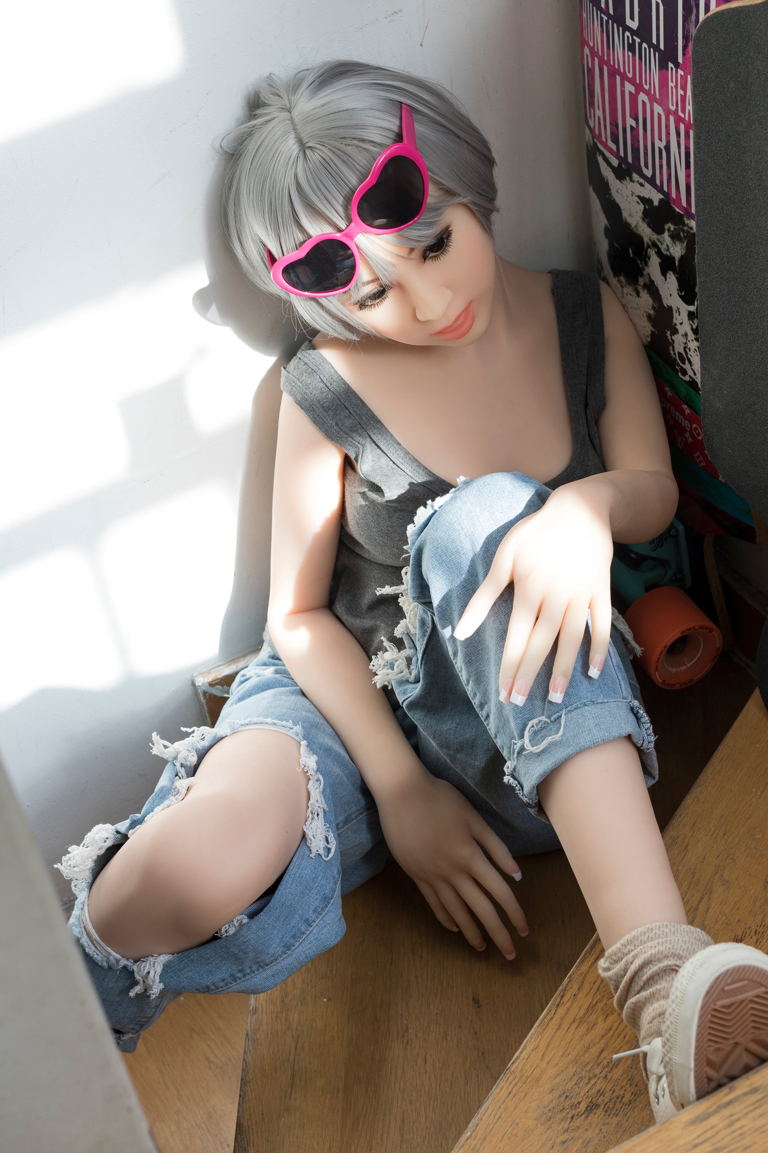 156 cm große Sexpuppe mit B-Körbchengröße und S-TPE-Muschel – Bianca