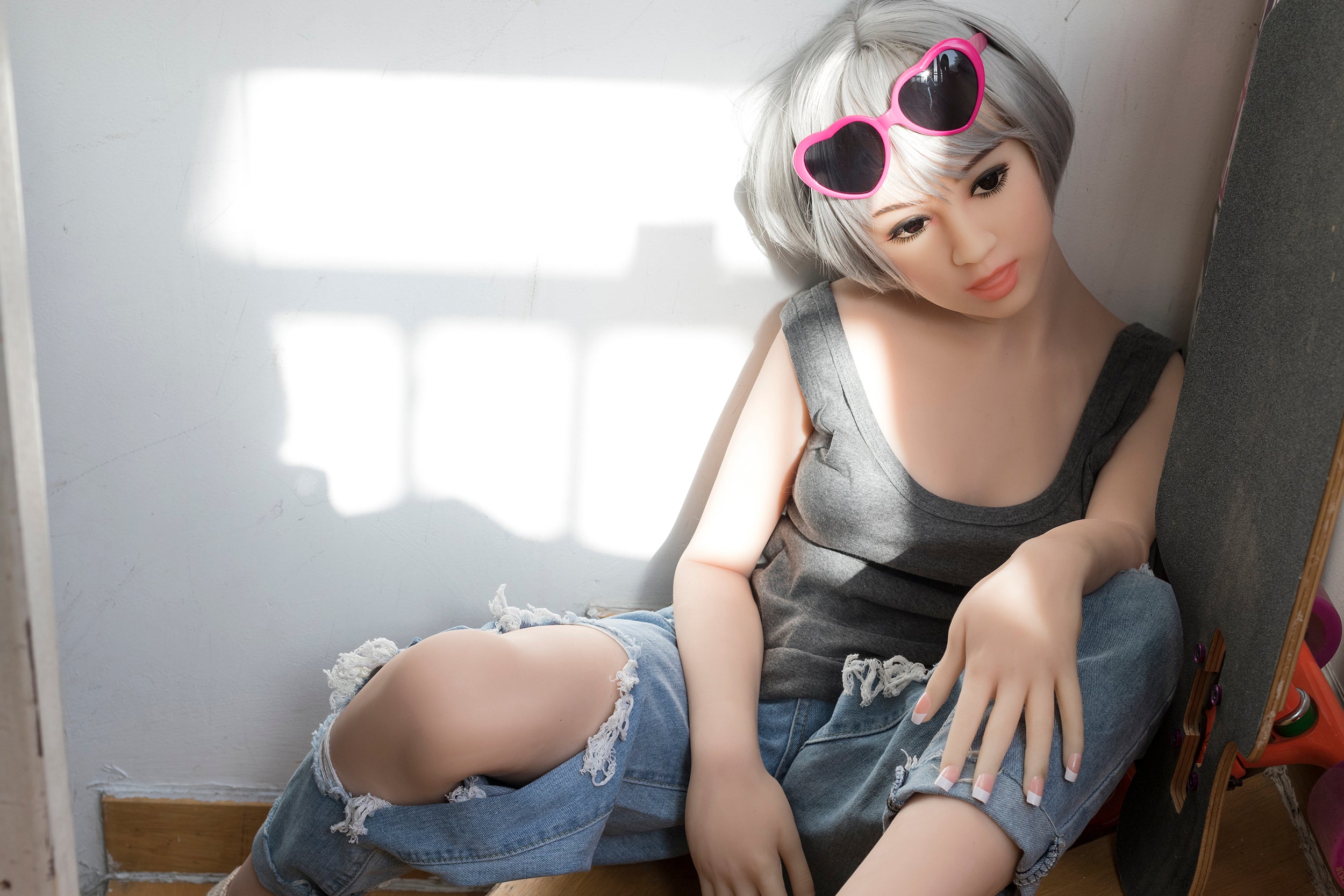 156 cm große Sexpuppe mit B-Körbchengröße und S-TPE-Muschel – Bianca
