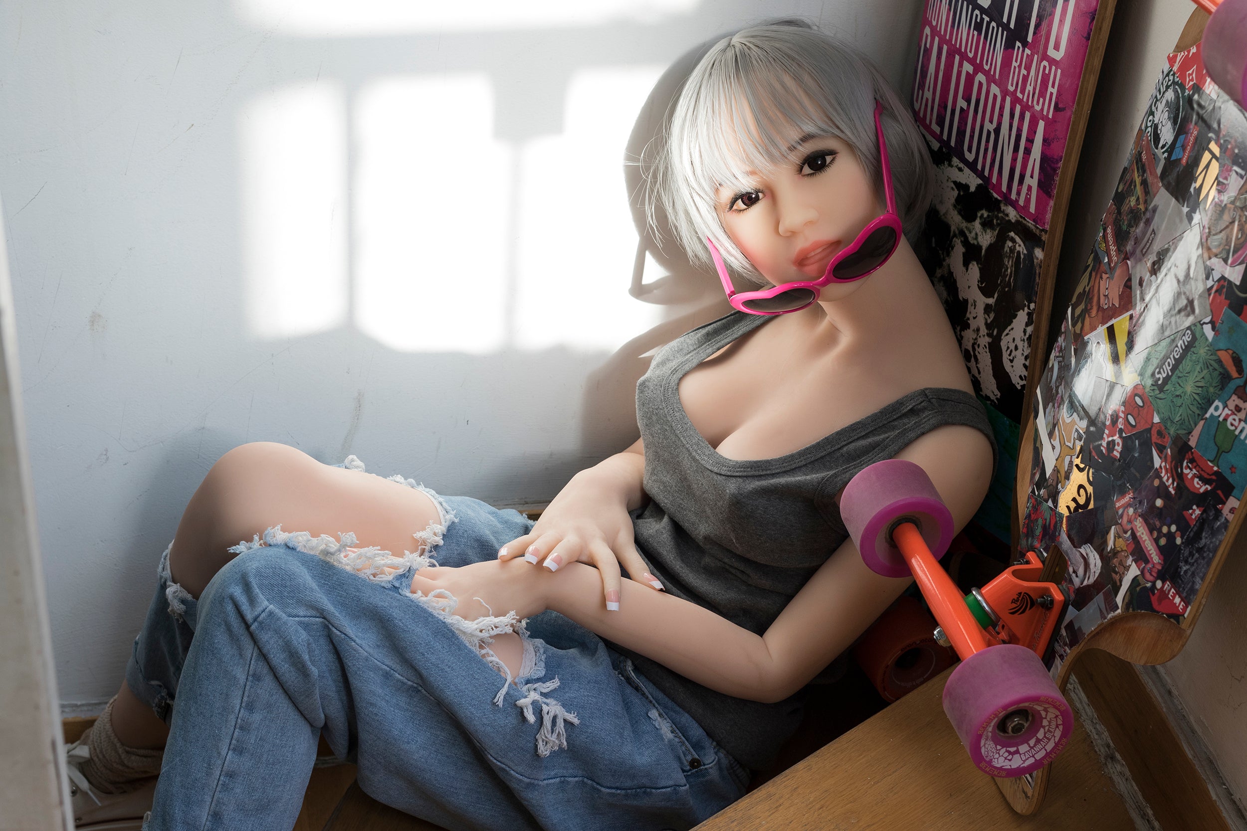 156 cm große Sexpuppe mit B-Körbchengröße und S-TPE-Muschel – Bianca