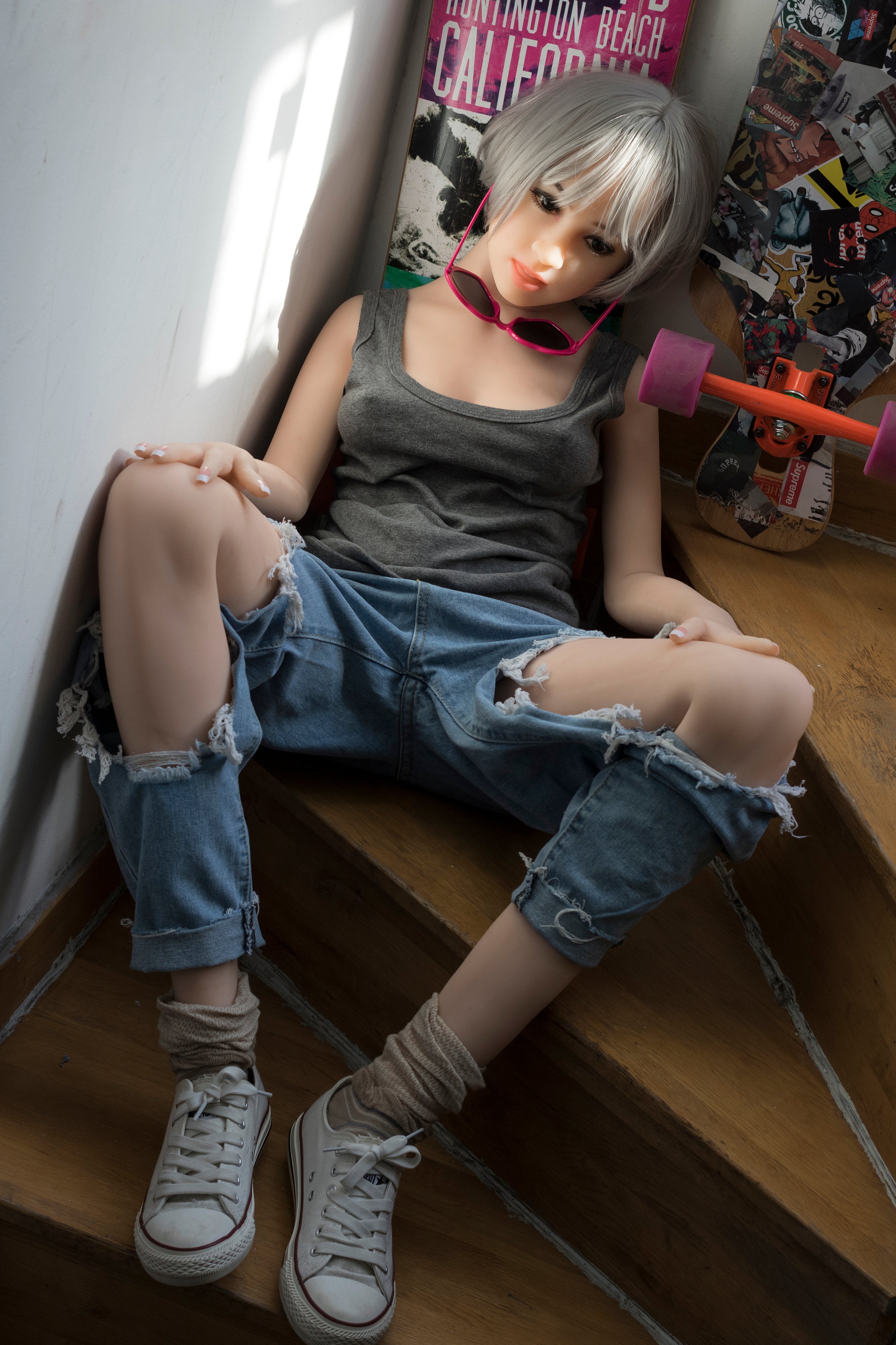 156 cm große Sexpuppe mit B-Körbchengröße und S-TPE-Muschel – Bianca