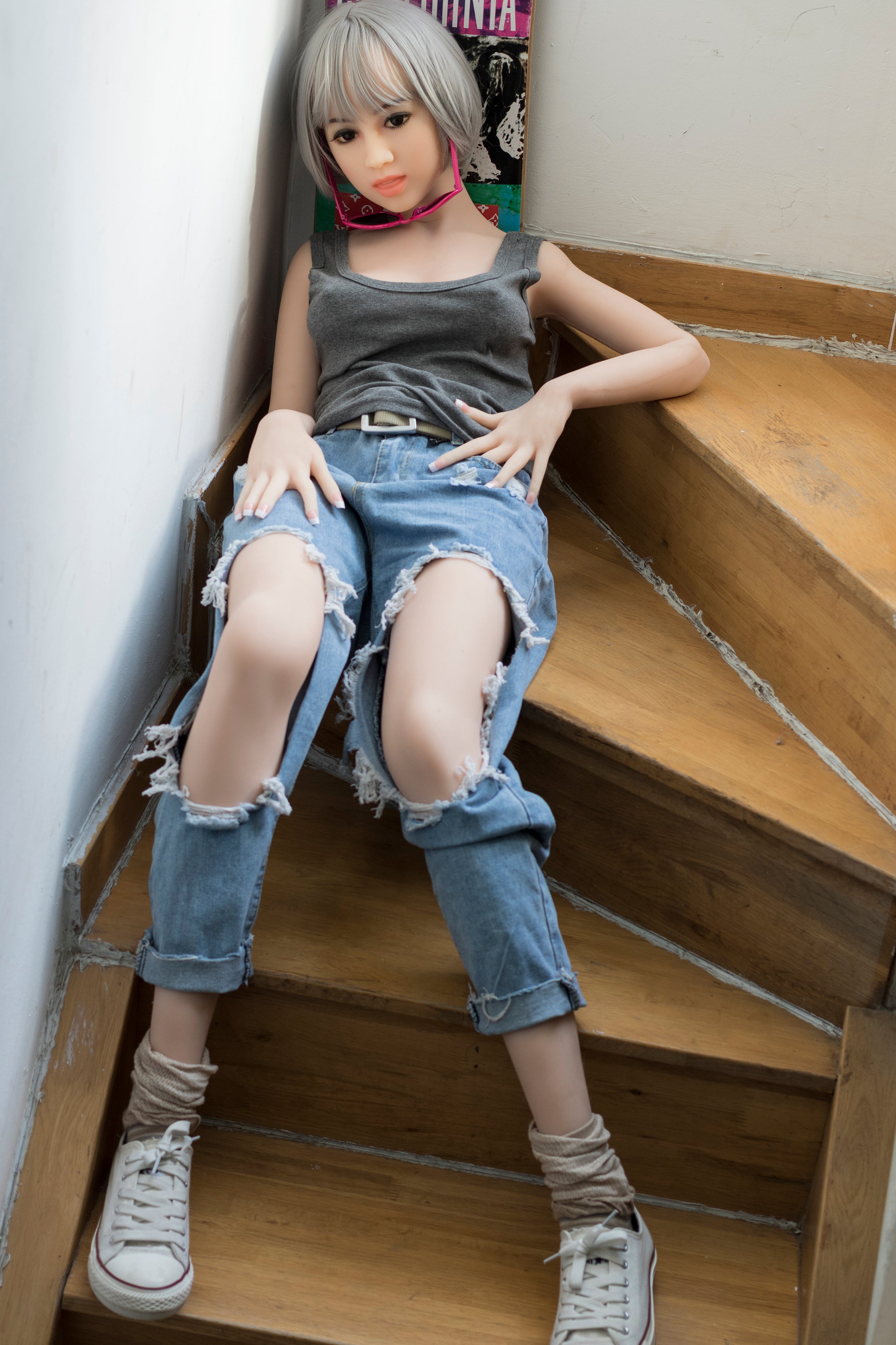 156 cm große Sexpuppe mit B-Körbchengröße und S-TPE-Muschel – Bianca