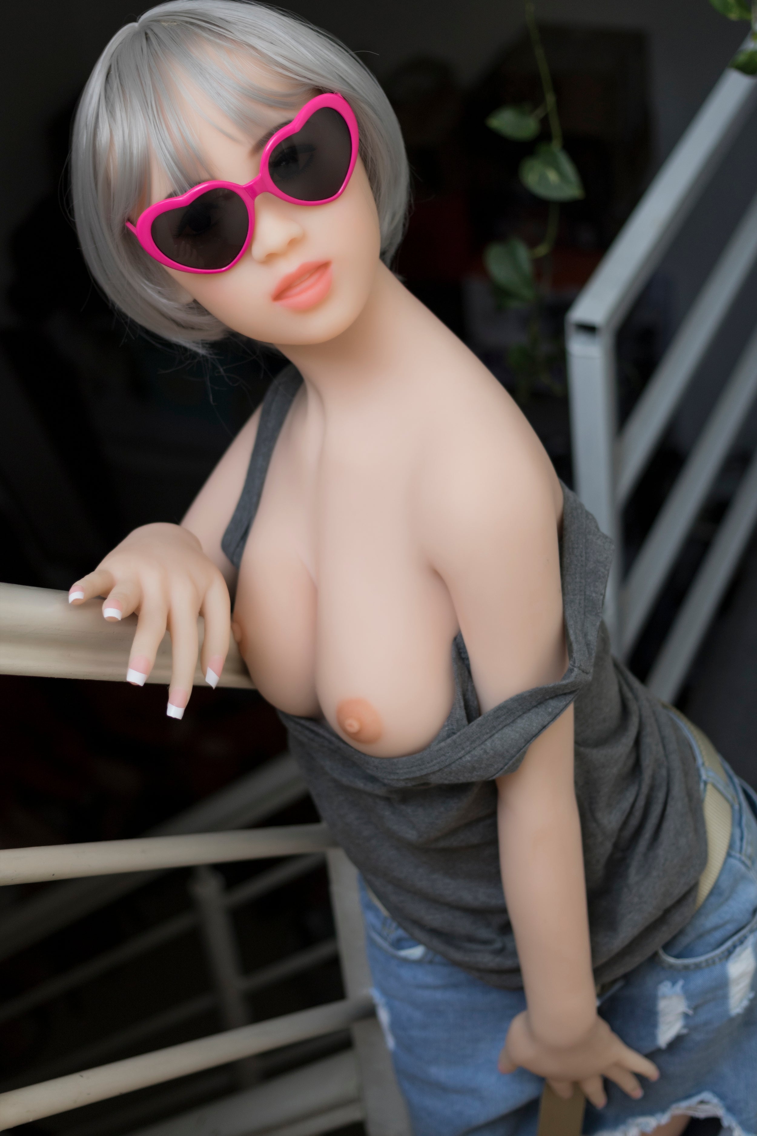 156 cm große Sexpuppe mit B-Körbchengröße und S-TPE-Muschel – Bianca