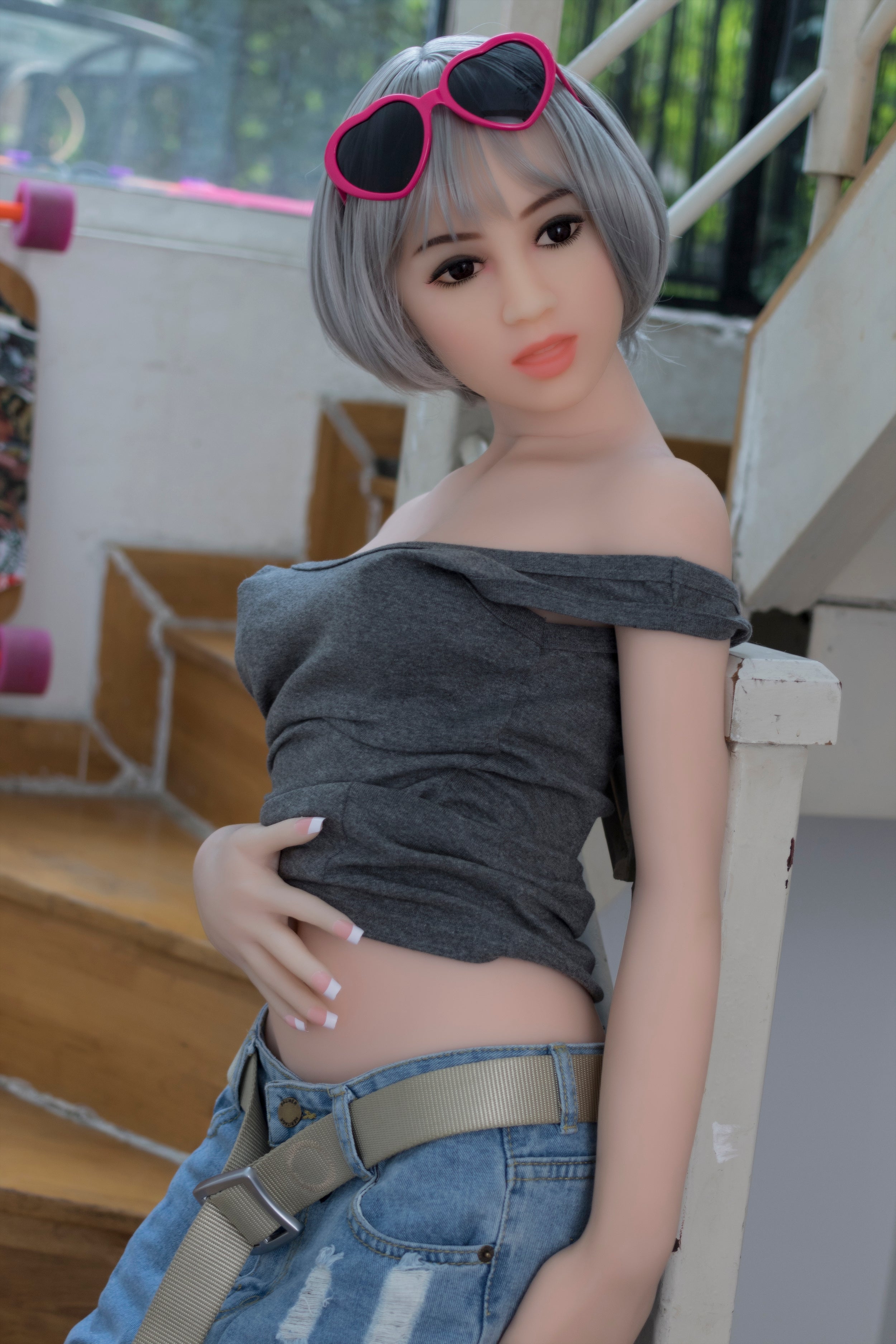 156 cm große Sexpuppe mit B-Körbchengröße und S-TPE-Muschel – Bianca