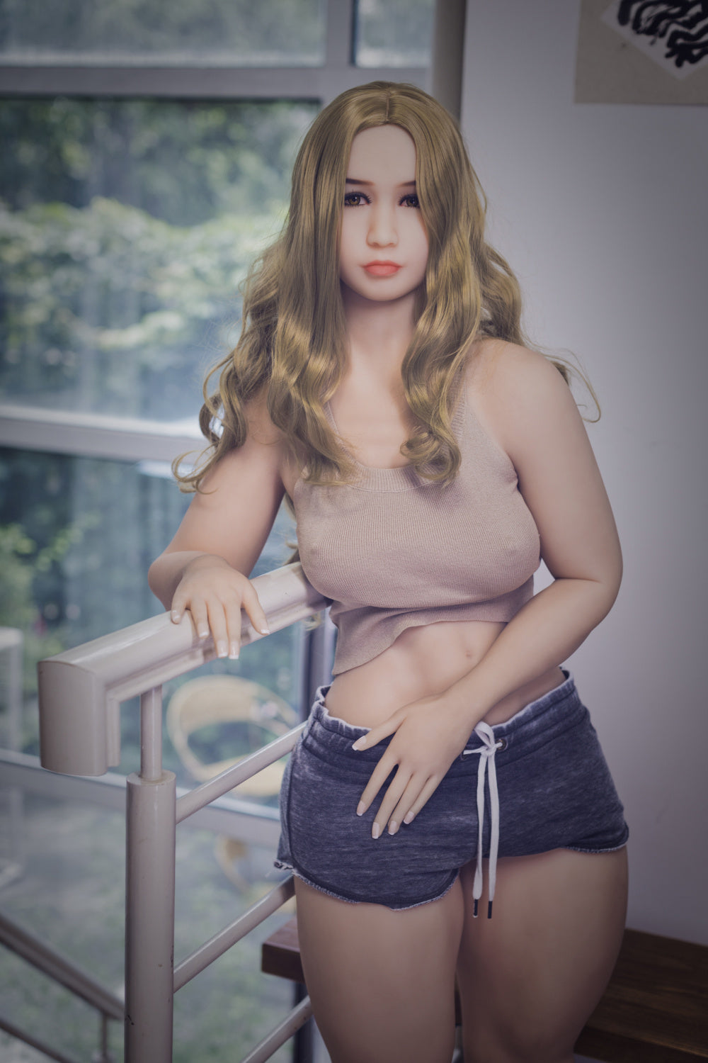 156 cm große Sexpuppe mit B-Körbchengröße und S-TPE-Technologie – Rose