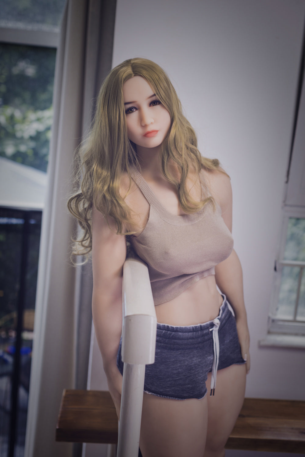 156 cm große Sexpuppe mit B-Körbchengröße und S-TPE-Technologie – Rose
