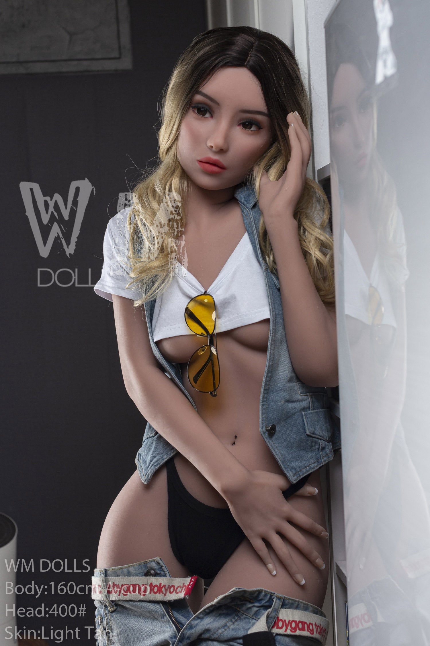 160 cm/5 Fuß 3 Zoll große A-Körbchen-S-TPE-Sexdoll – Maeve
