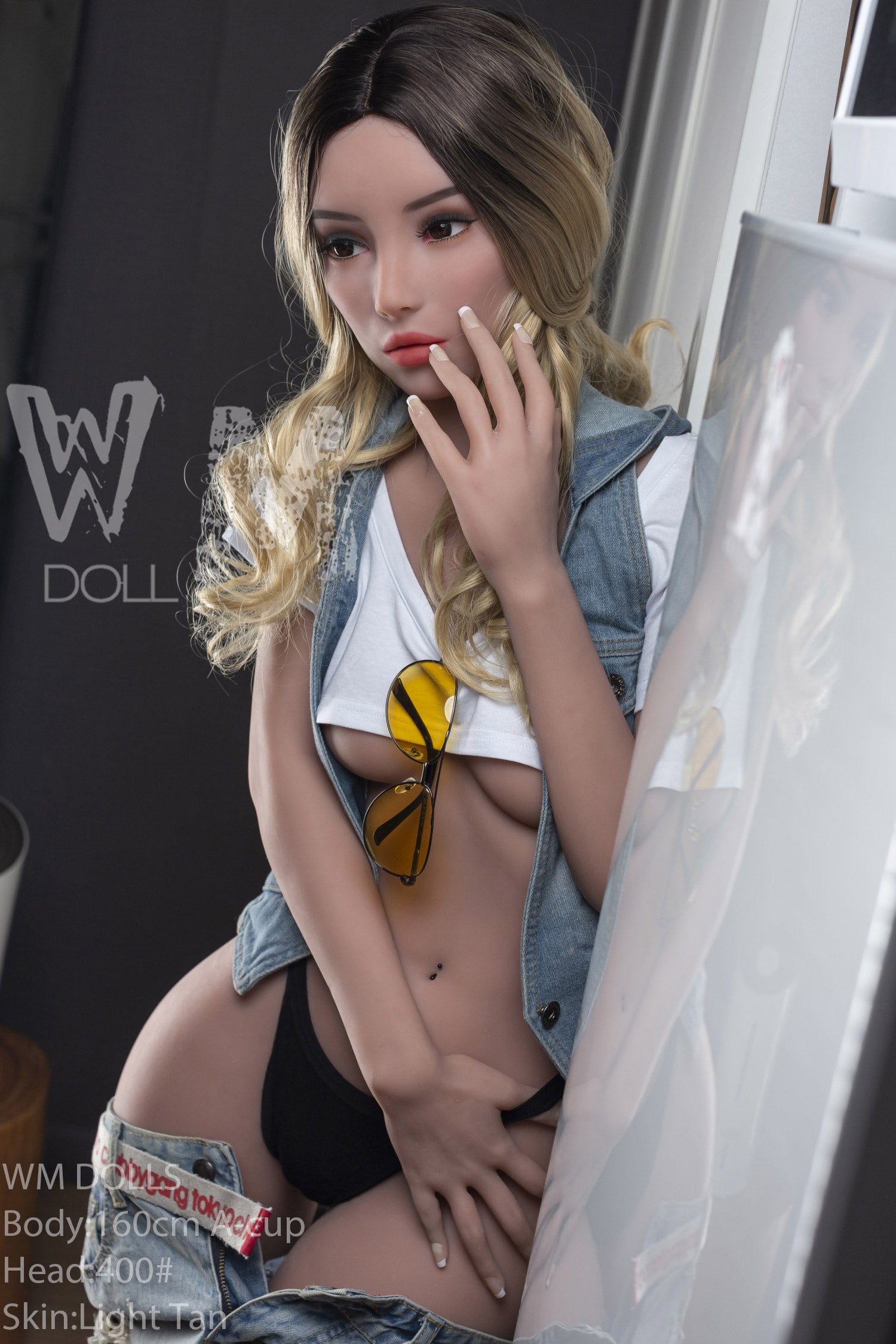 160 cm/5 Fuß 3 Zoll große A-Körbchen-S-TPE-Sexdoll – Maeve
