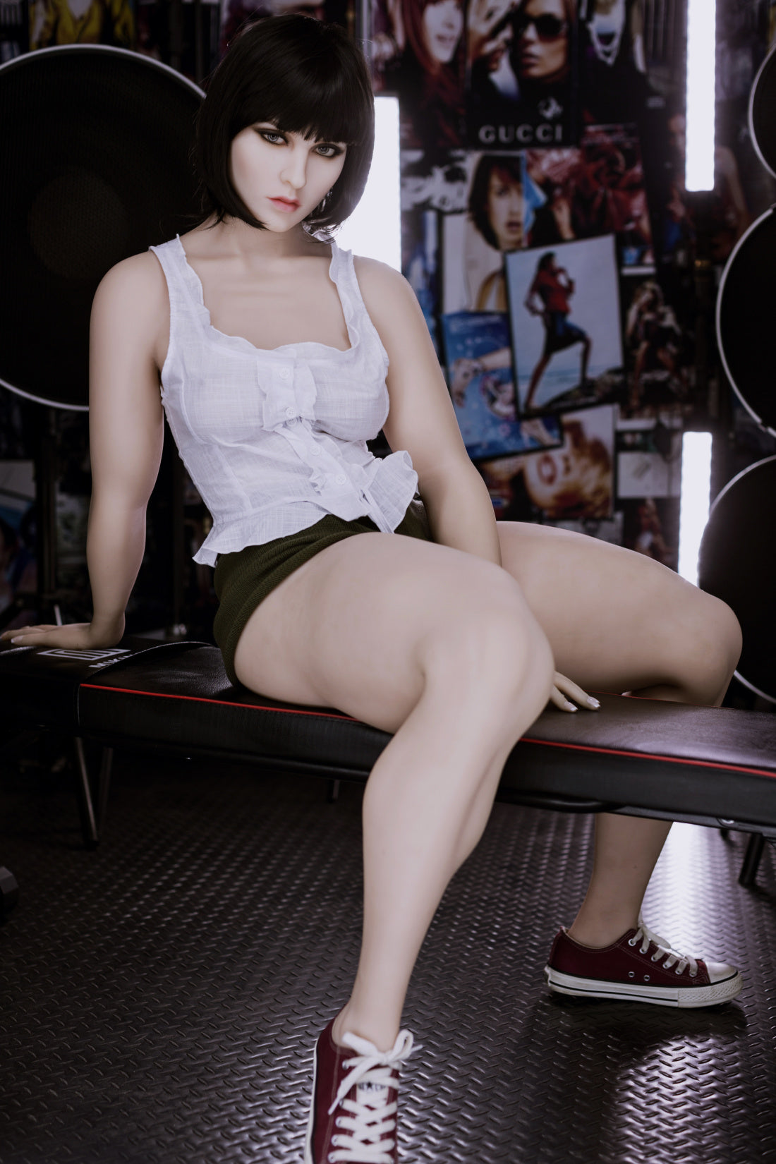 156 cm/5 Fuß 1 Zoll, B-Körbchen, S-TPE-Sexdoll – Naomi
