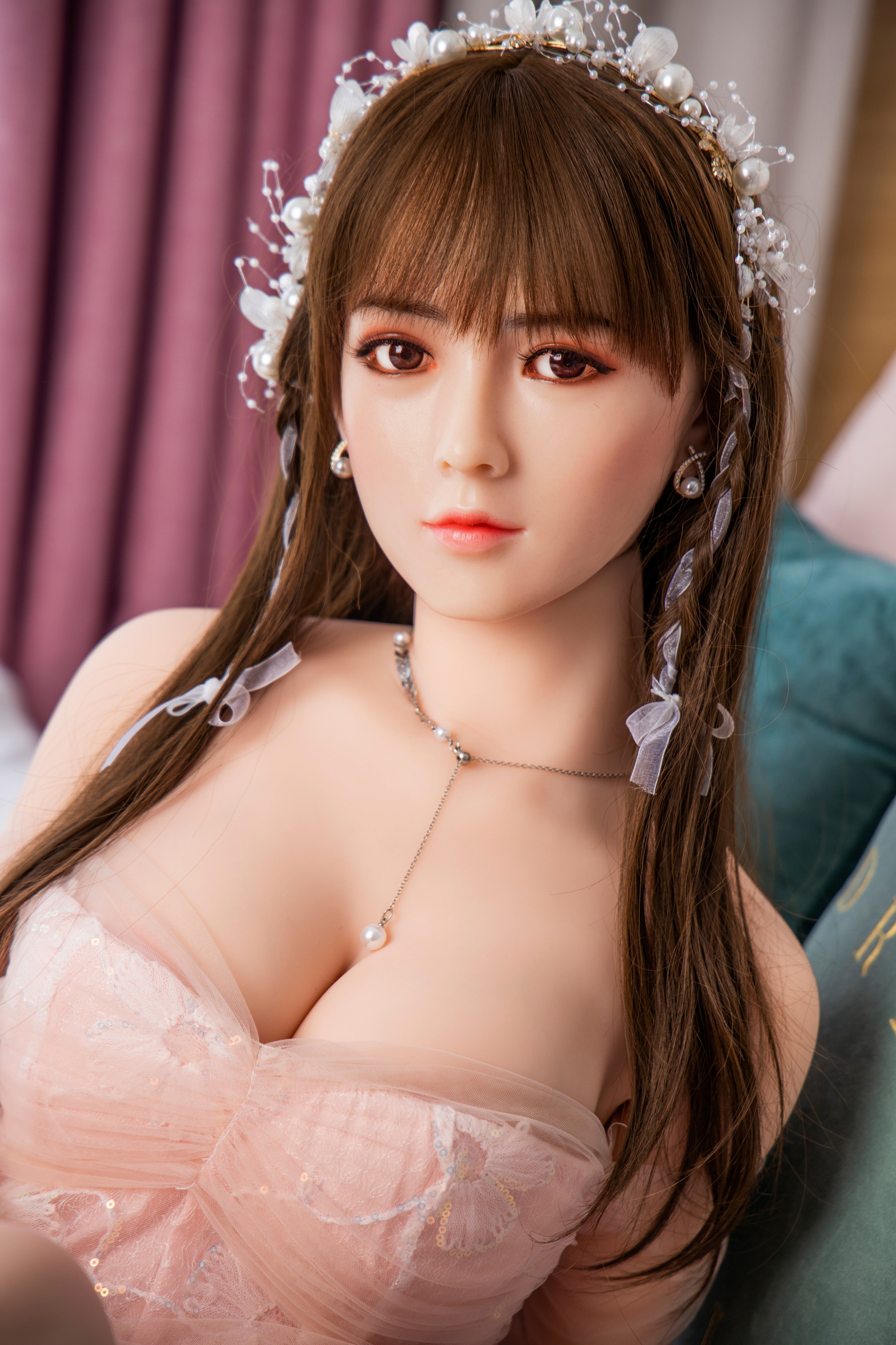 161cm/5ft3 D-cup Silicone Head TPE Body Sex Doll – Patrice