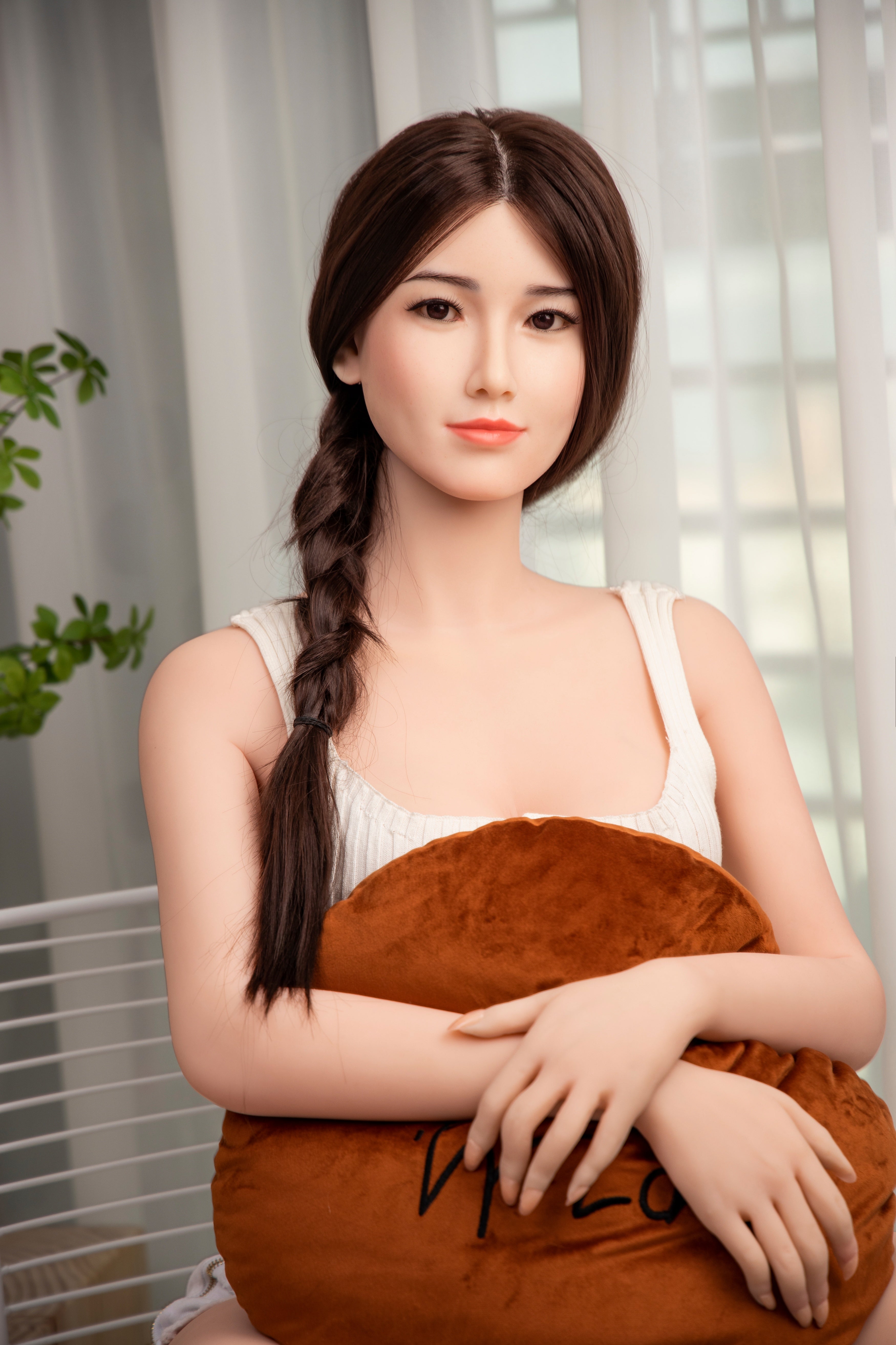 160cm/5ft3 B-cup Silicone Head TPE Body Sex Doll – Greer