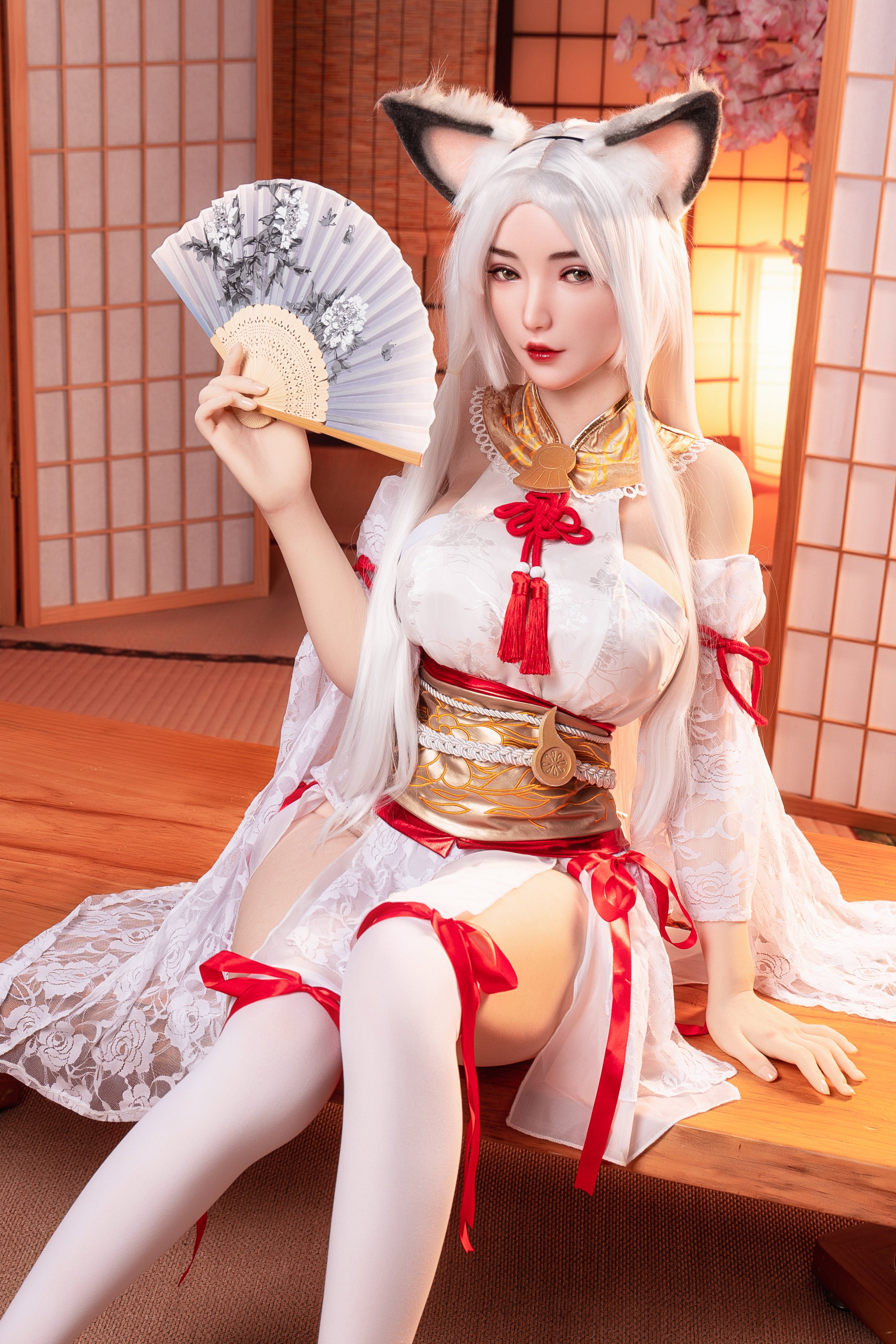 160cm/5ft3 F-cup Silicone Head TPE Body Sex Doll – Josie