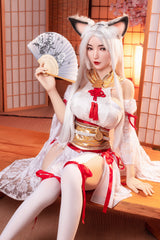 160cm/5ft3 F-cup Silicone Head TPE Body Sex Doll – Josie