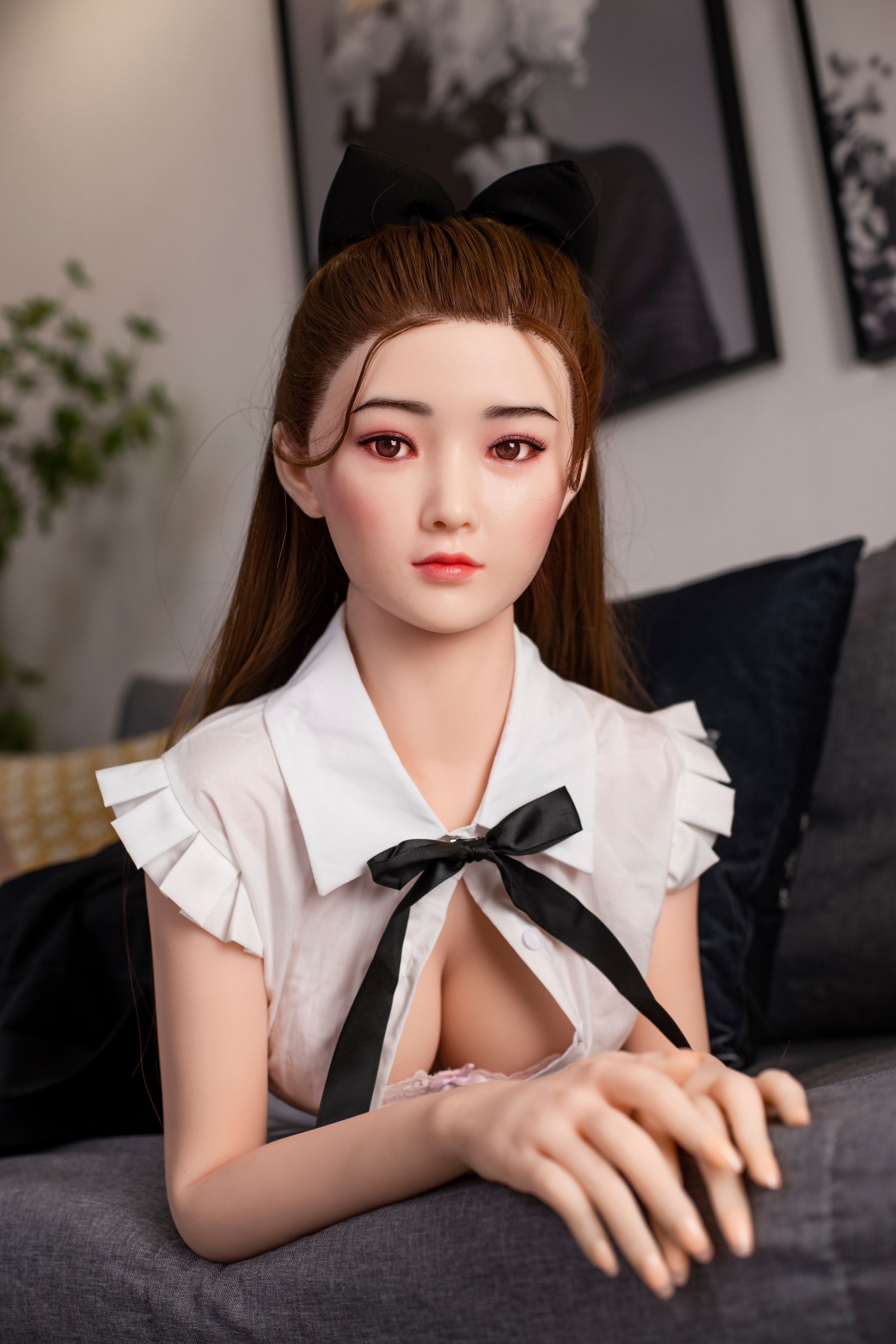 161cm/5ft3 B-cup Silicone Head TPE Body Sex Doll – Rebekah