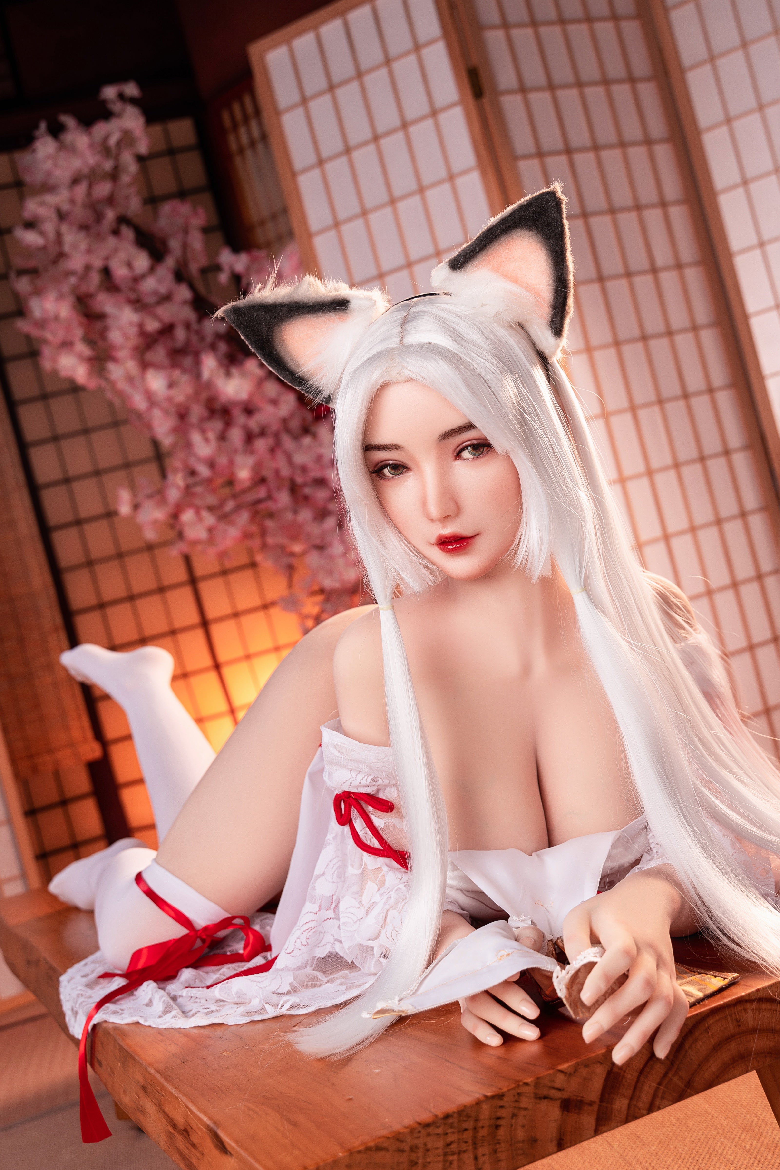 160cm/5ft3 F-cup Silicone Head TPE Body Sex Doll – Josie