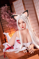 160cm/5ft3 F-cup Silicone Head TPE Body Sex Doll – Josie
