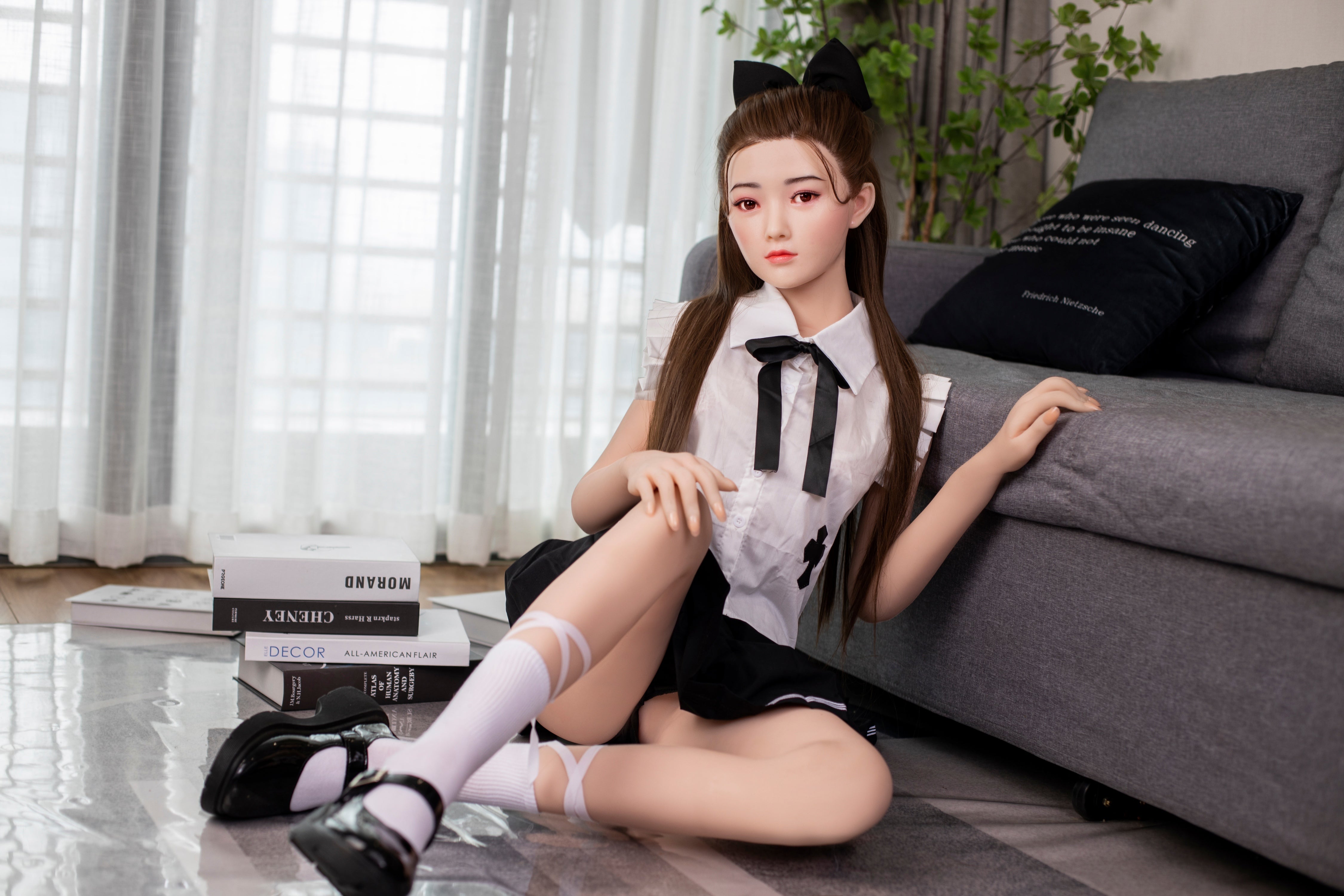 161cm/5ft3 B-cup Silicone Head TPE Body Sex Doll – Rebekah