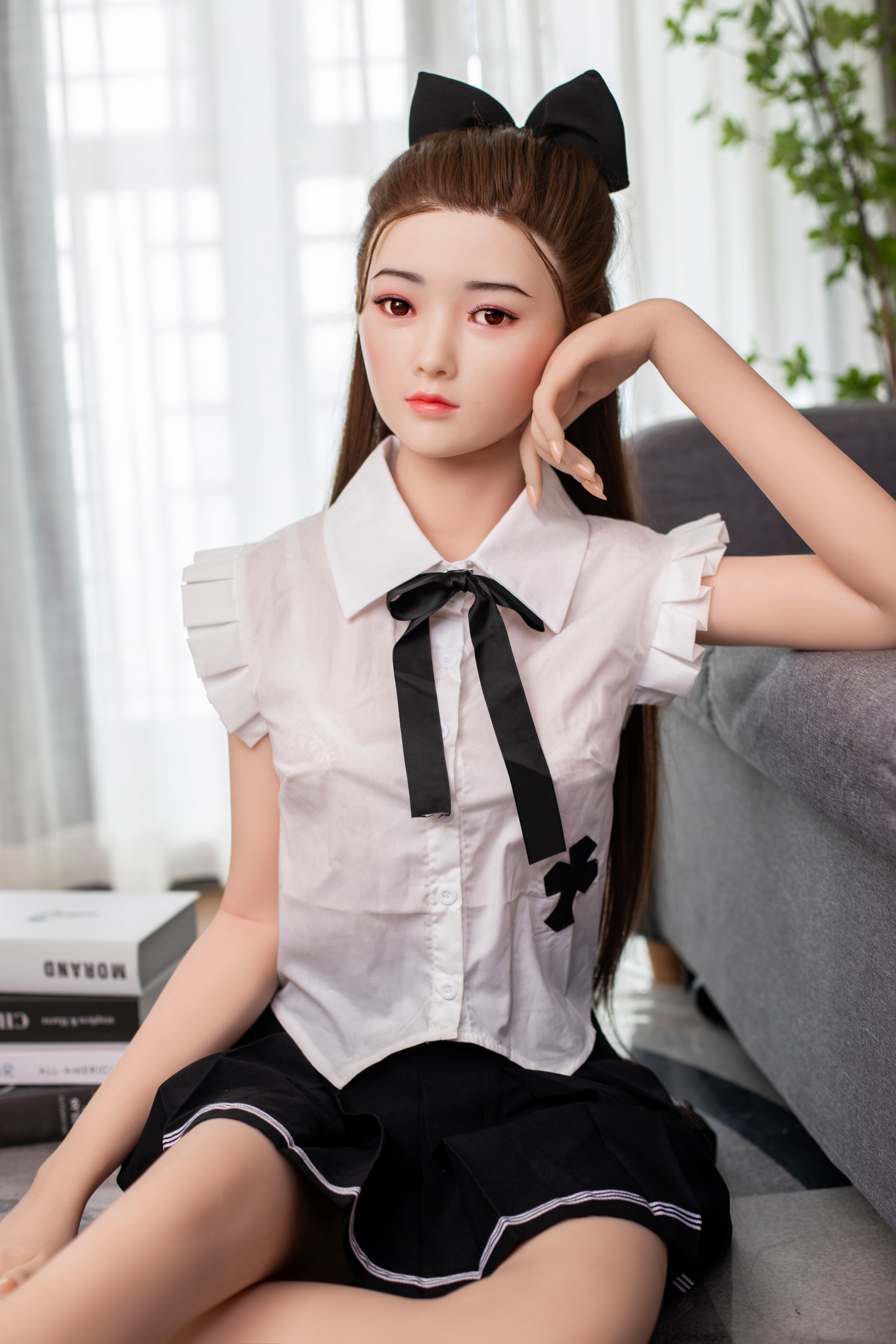 161cm/5ft3 B-cup Silicone Head TPE Body Sex Doll – Rebekah