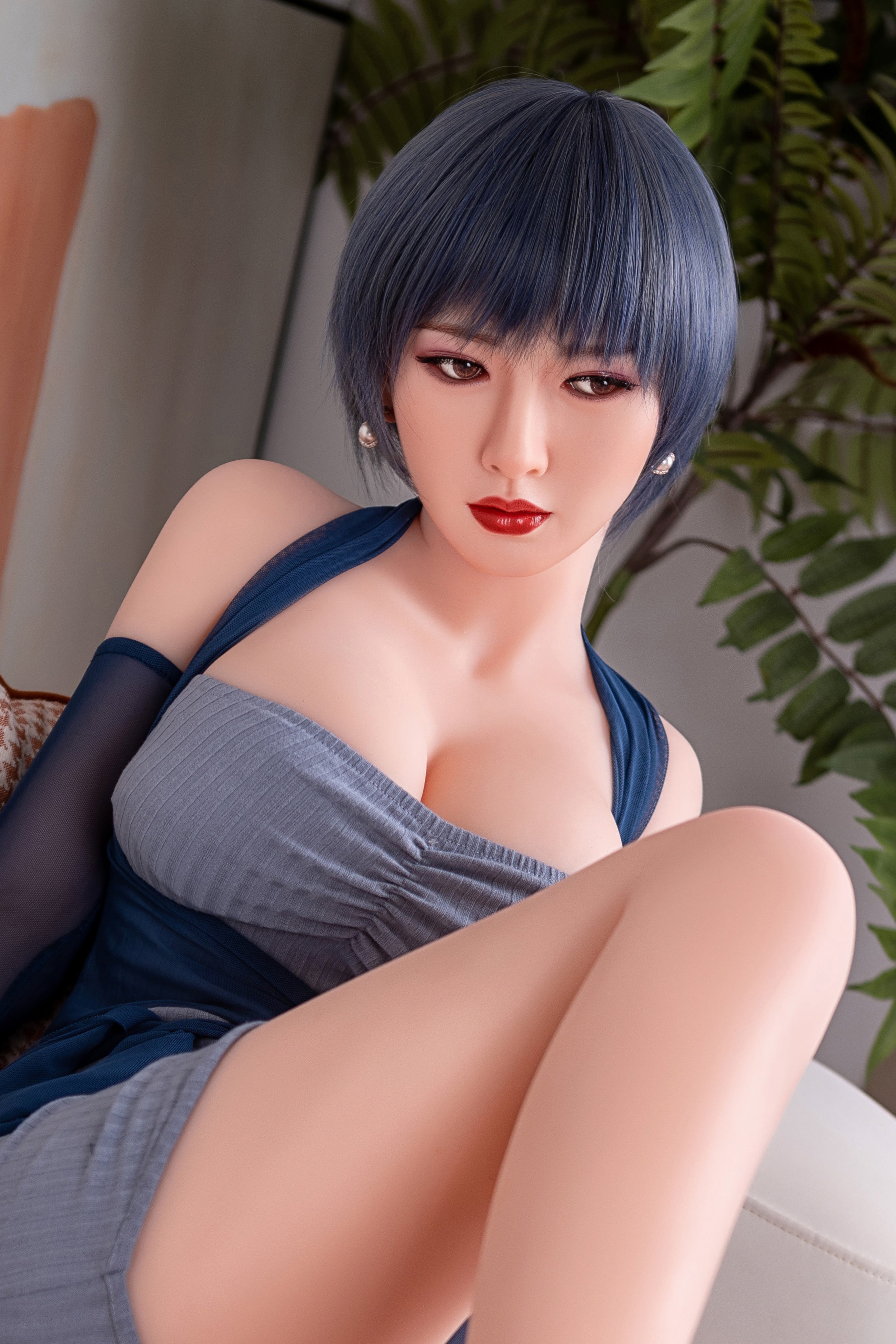 160cm/5ft3 F-cup Silicone Head TPE Body Sex Doll – Kiera