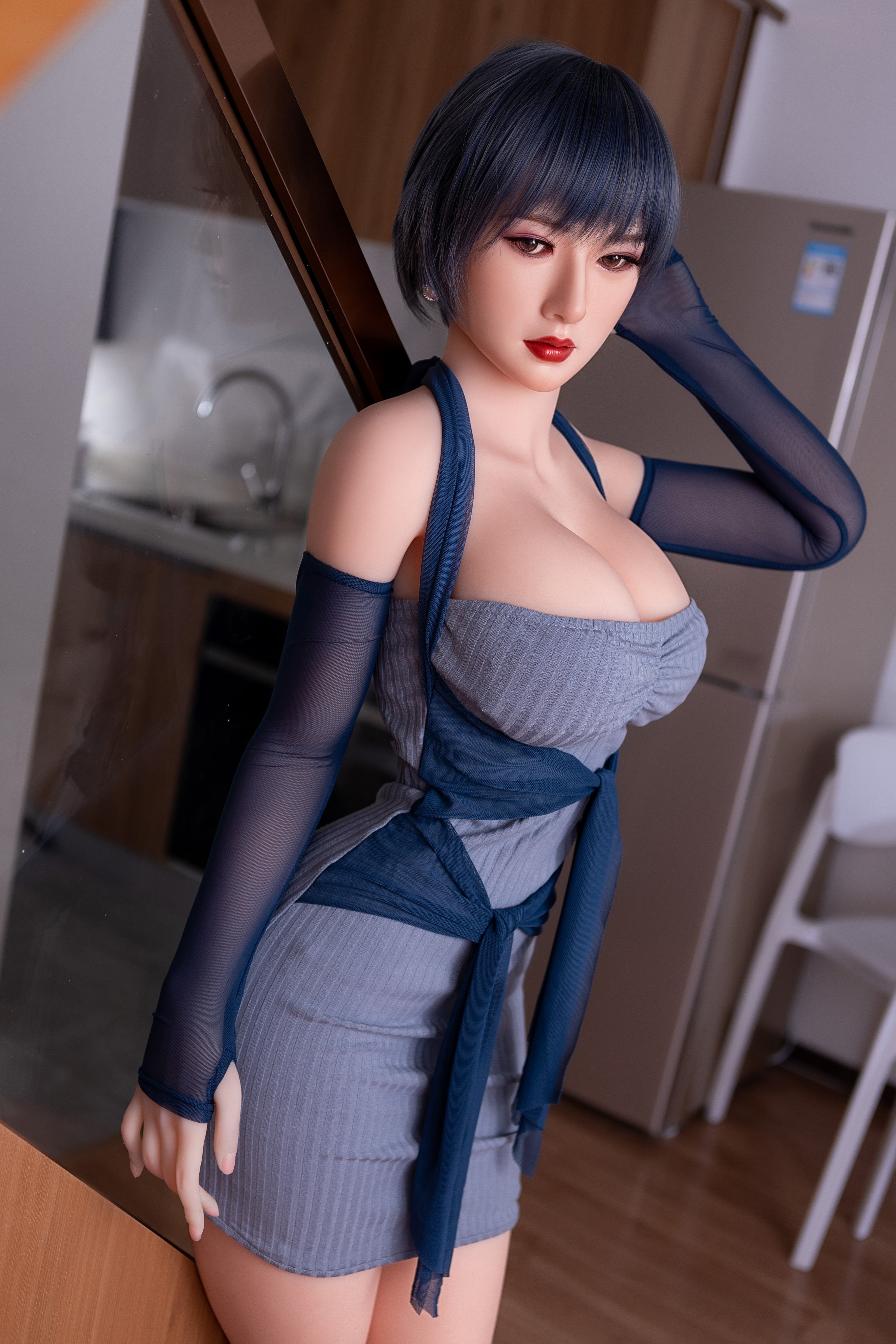 160cm/5ft3 F-cup Silicone Head TPE Body Sex Doll – Kiera