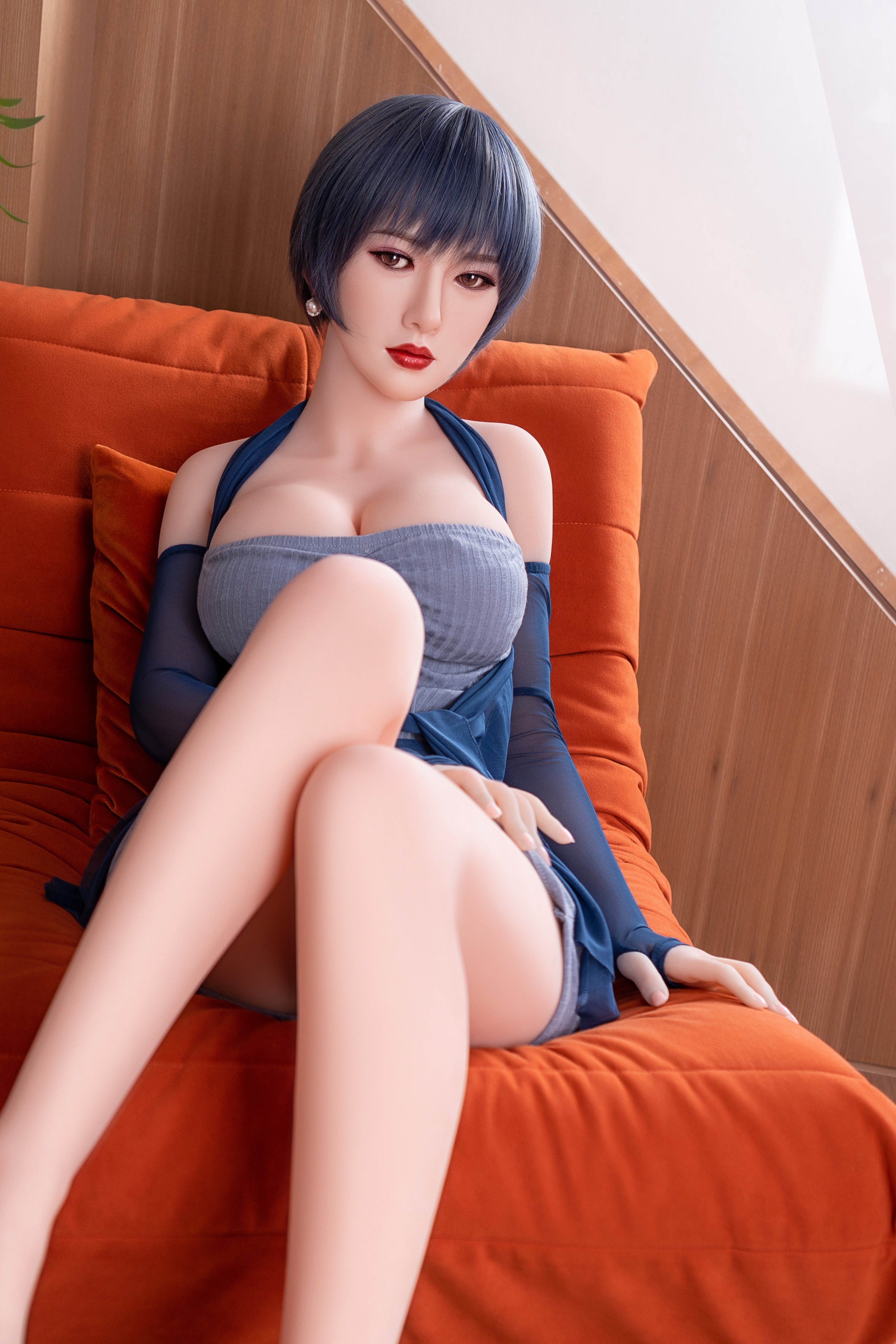 160cm/5ft3 F-cup Silicone Head TPE Body Sex Doll – Kiera