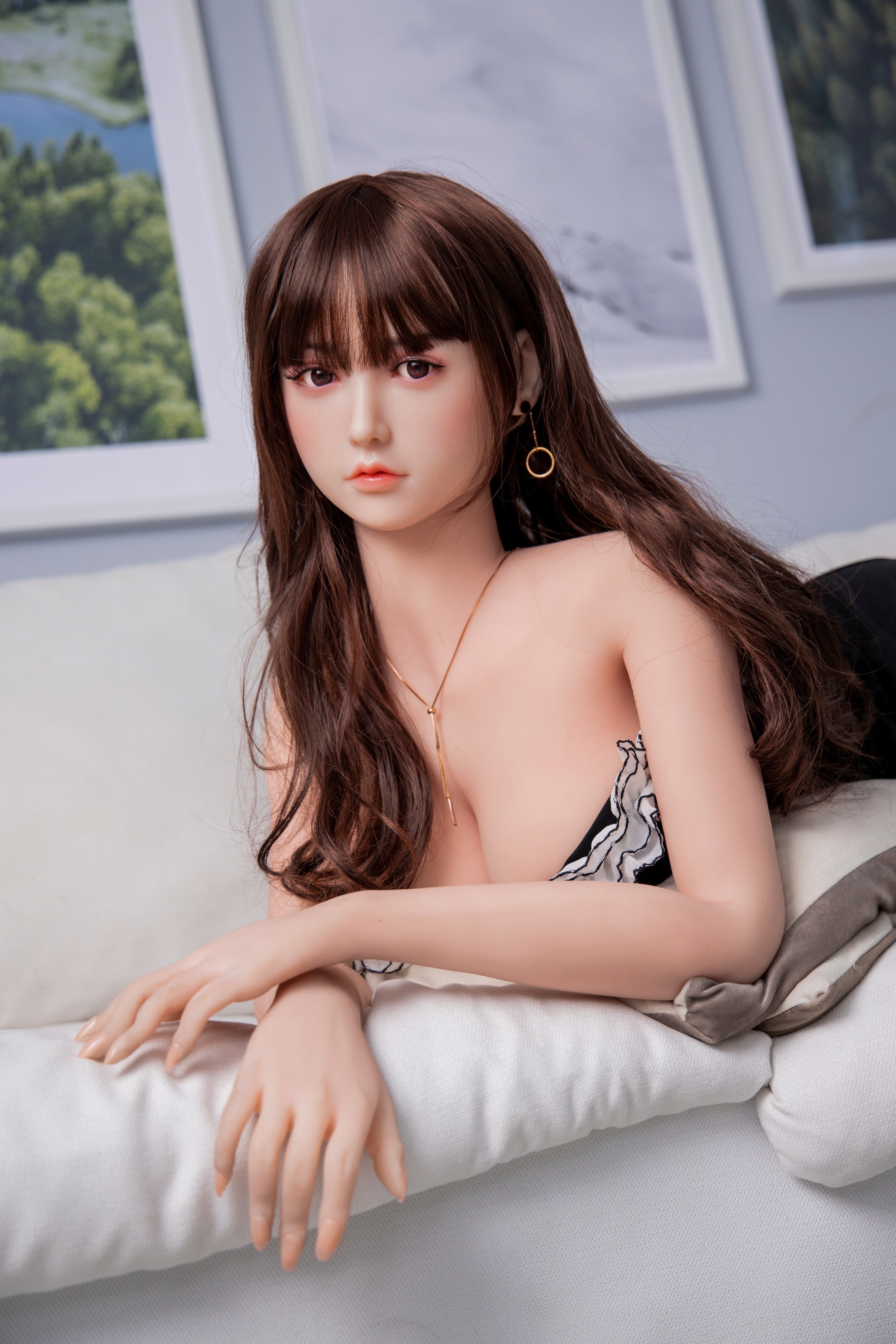 163cm/5ft3 E-cup Silicone Head TPE Body Sex Doll – Winifred