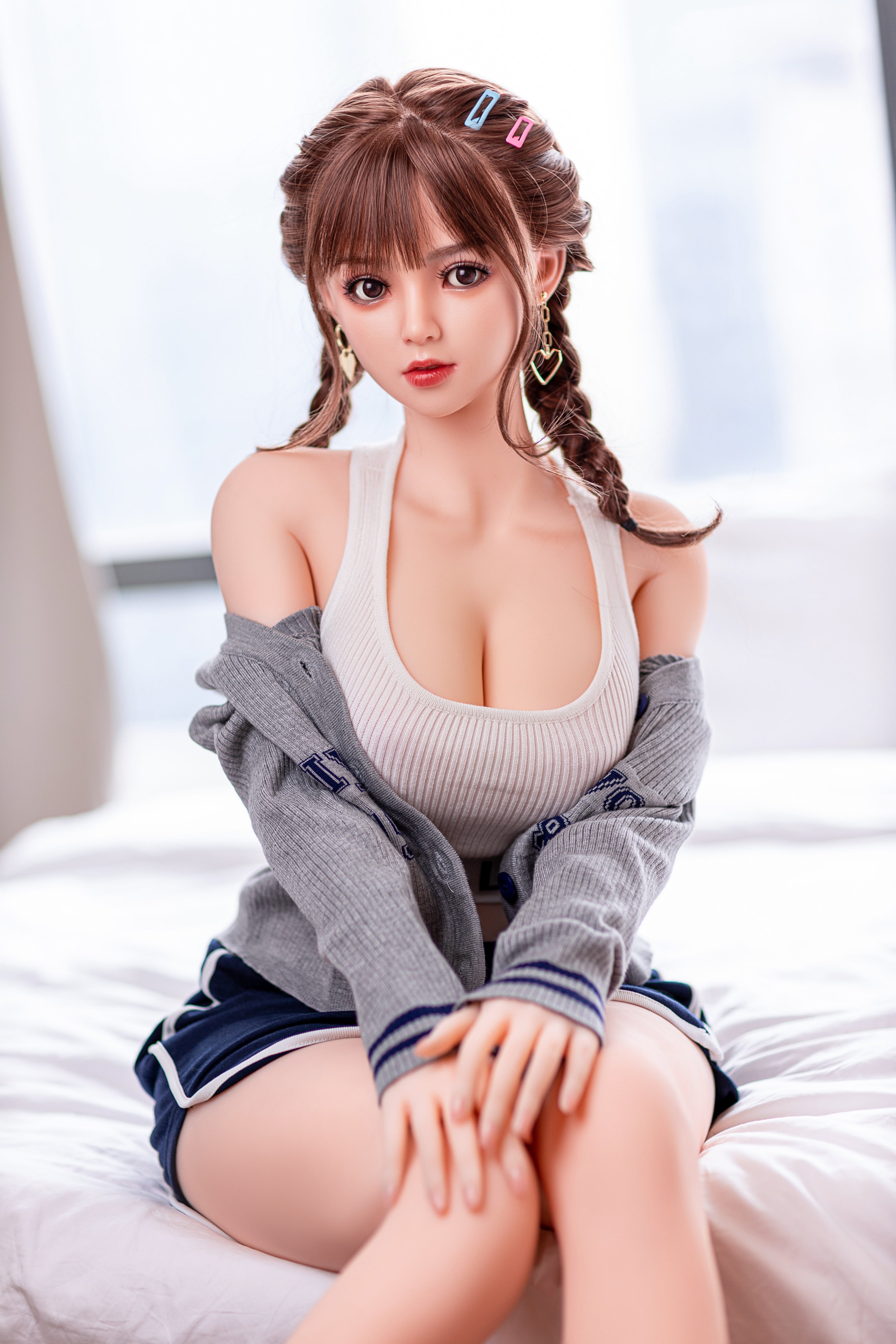 163cm/5ft4 E-cup Silicone Head TPE Body Sex Doll – Jetta