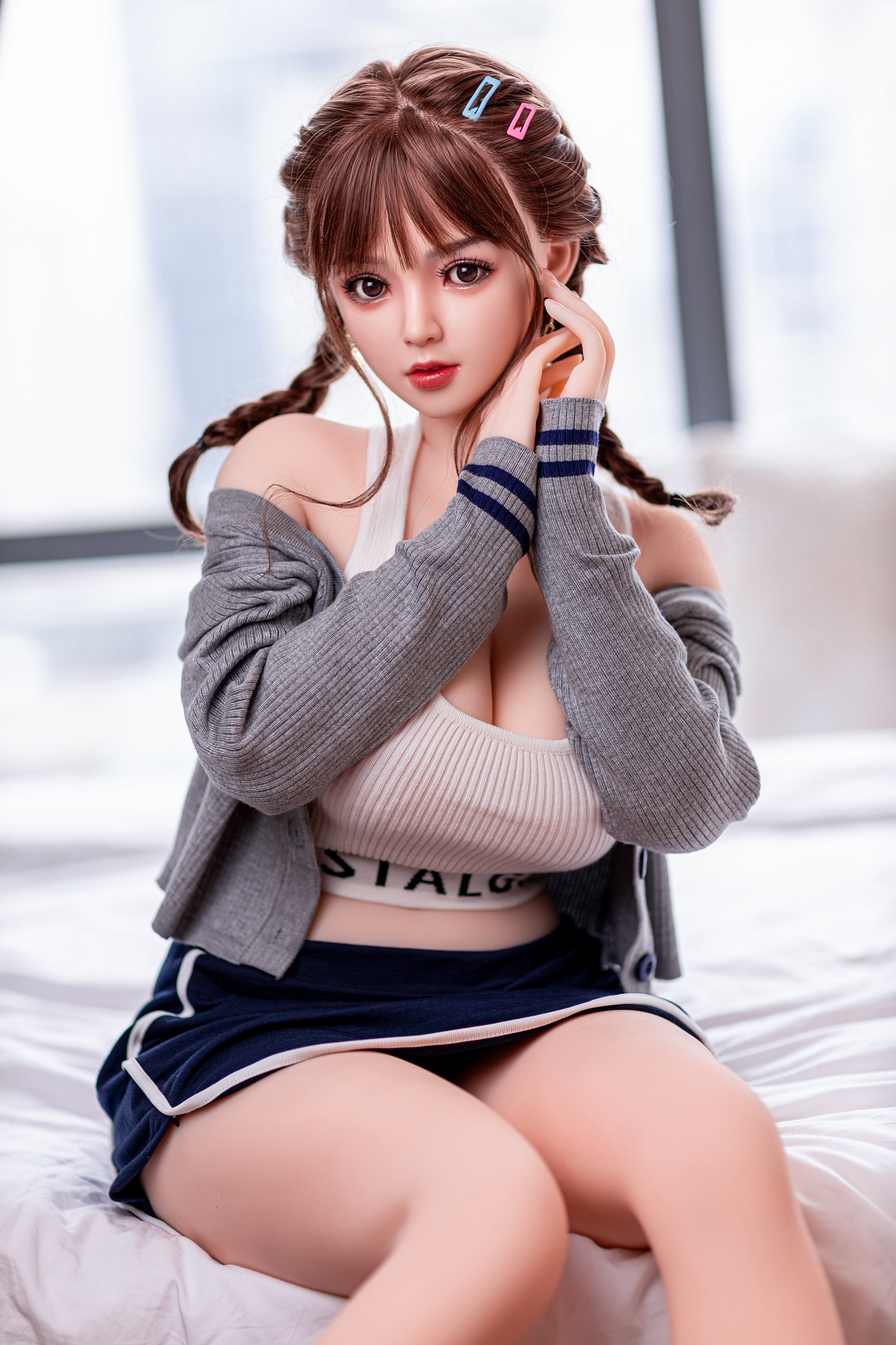 163cm/5ft4 E-cup Silicone Head TPE Body Sex Doll – Jetta