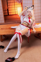160cm/5ft3 F-cup Silicone Head TPE Body Sex Doll – Josie