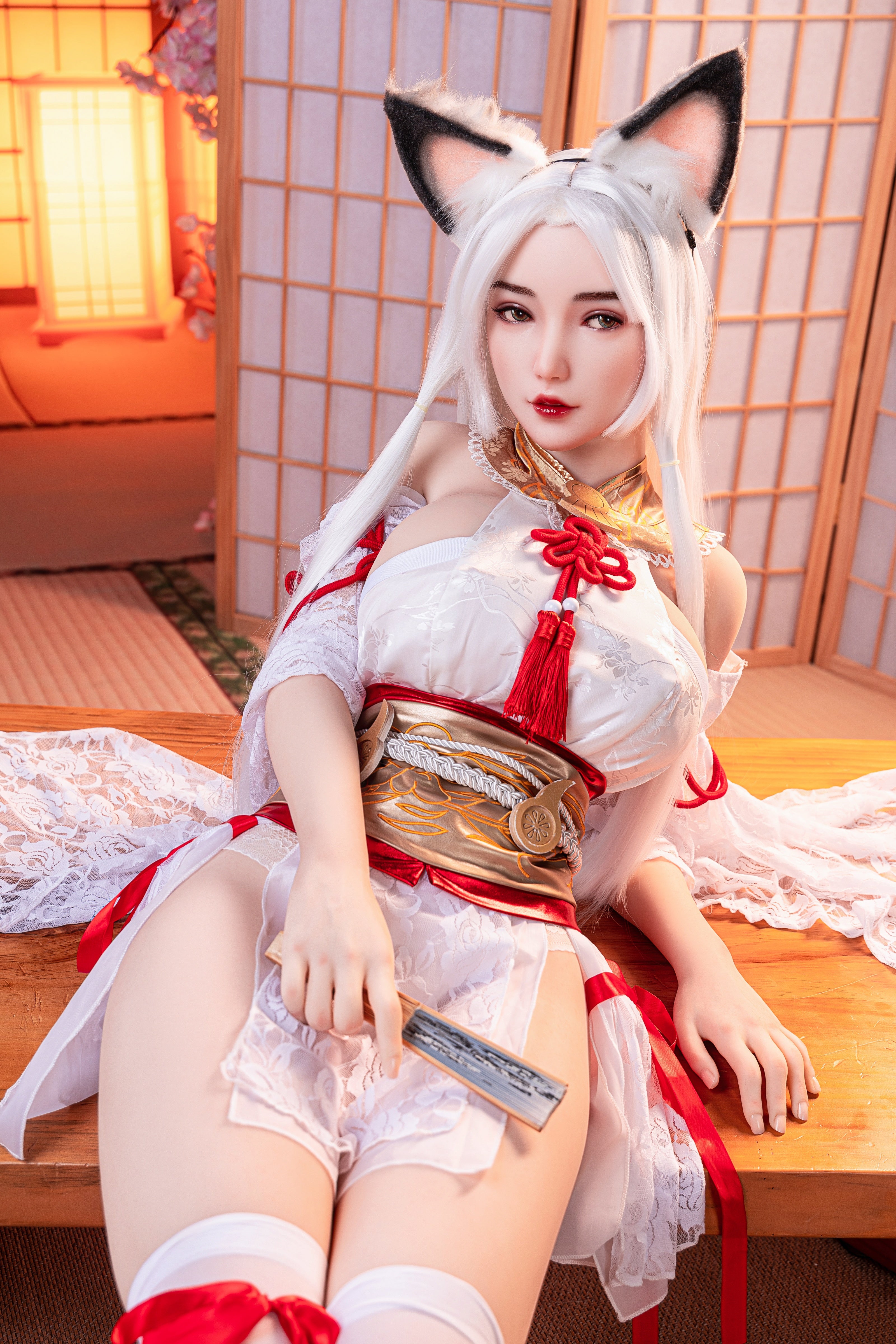 160cm/5ft3 F-cup Silicone Head TPE Body Sex Doll – Josie
