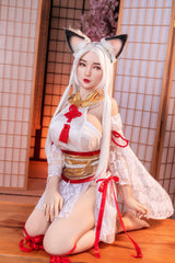 160cm/5ft3 F-cup Silicone Head TPE Body Sex Doll – Josie