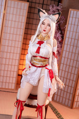 160cm/5ft3 F-cup Silicone Head TPE Body Sex Doll – Josie
