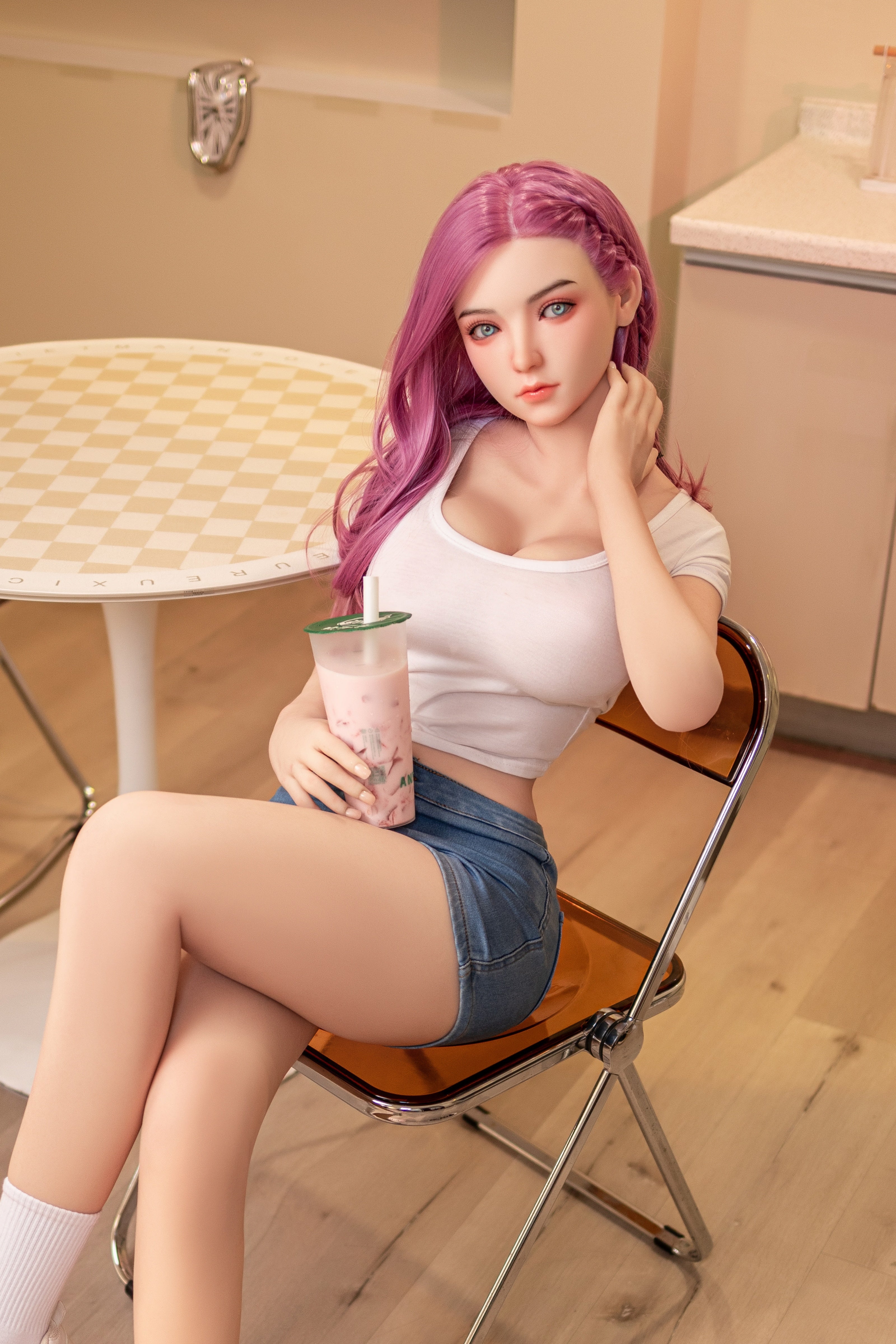 160cm/5ft3 E-cup Silicone Head TPE Body Sex Doll – Miaura