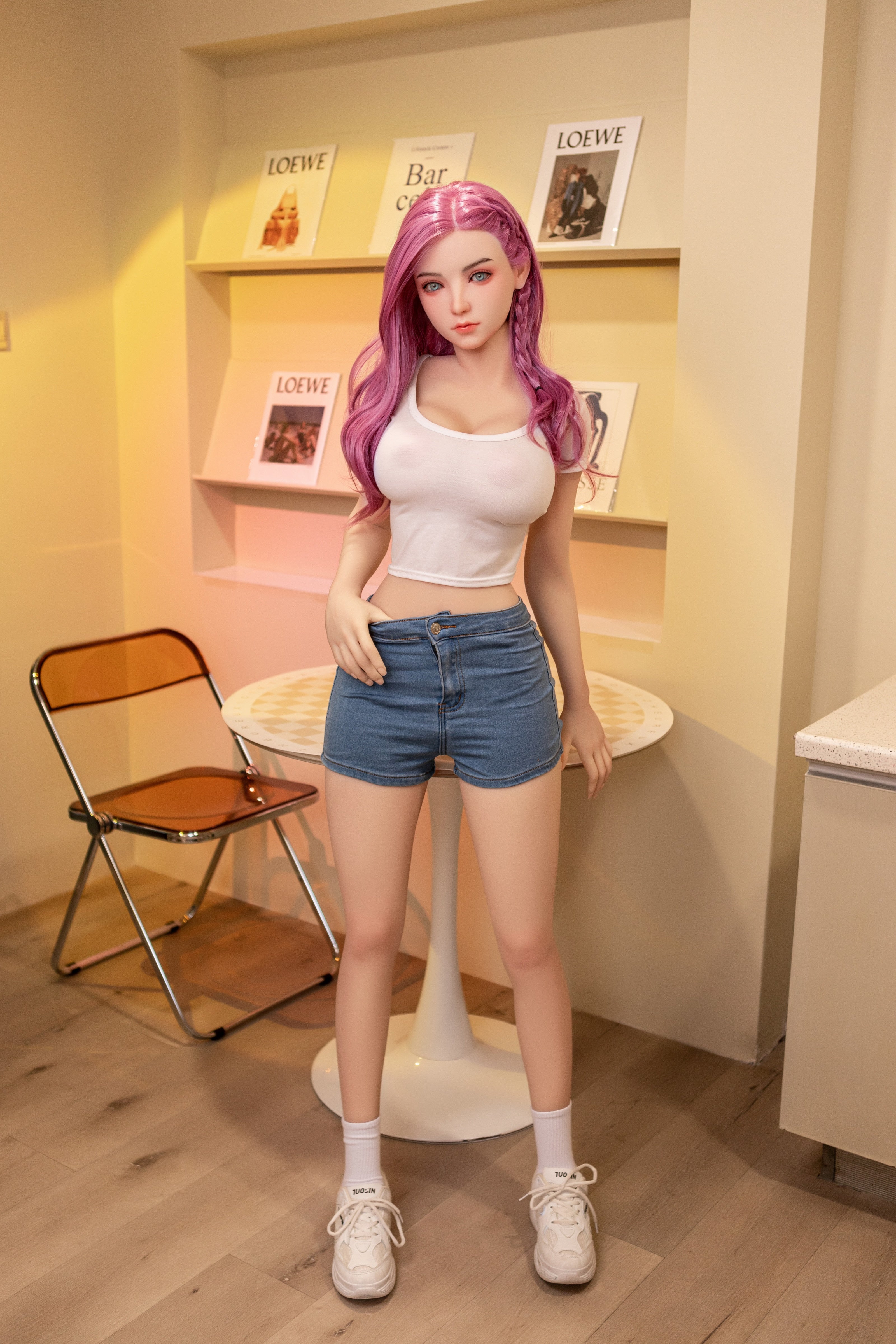 160cm/5ft3 E-cup Silicone Head TPE Body Sex Doll – Miaura