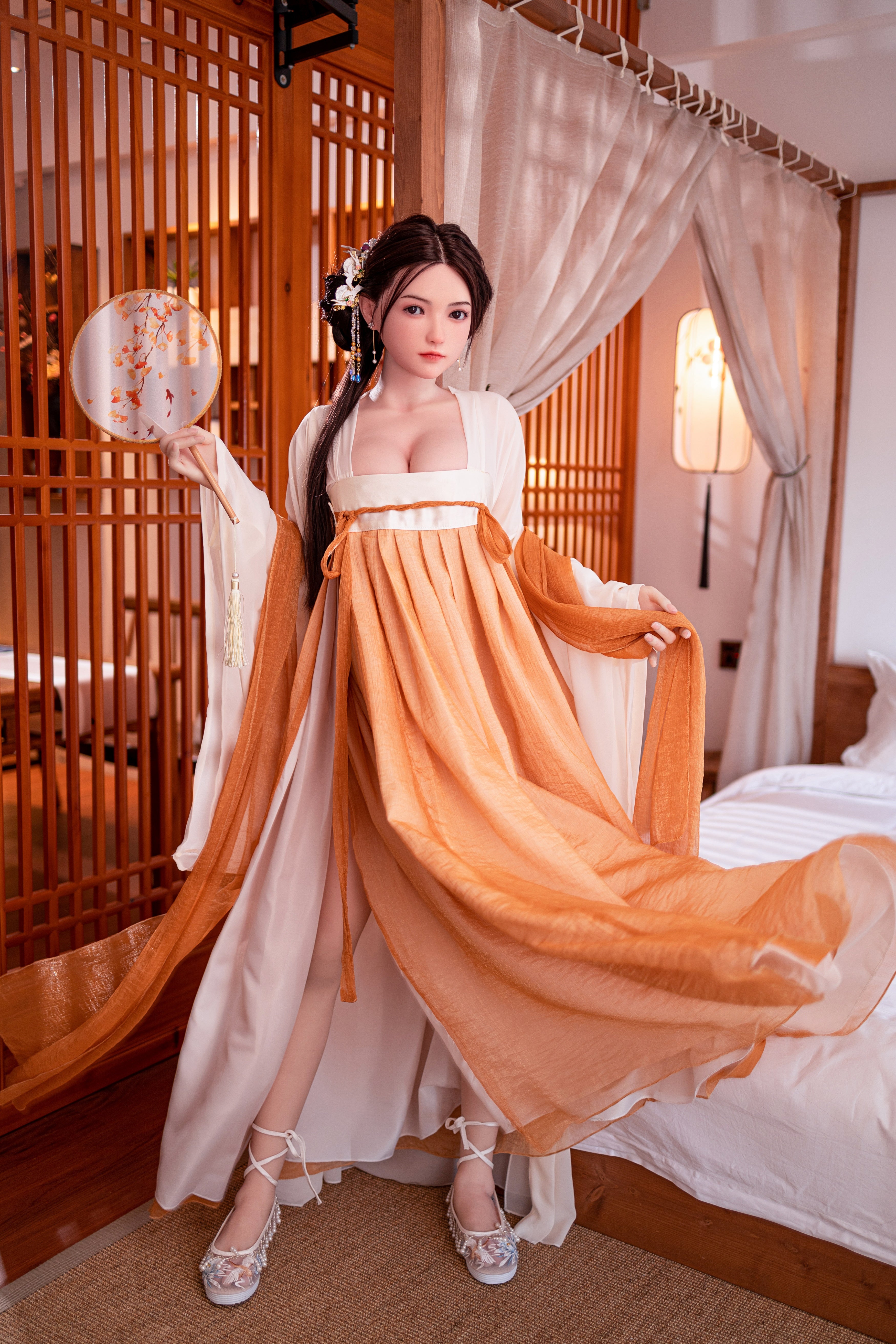 163cm/5ft3 F-cup Silicone Sex Doll – Etta