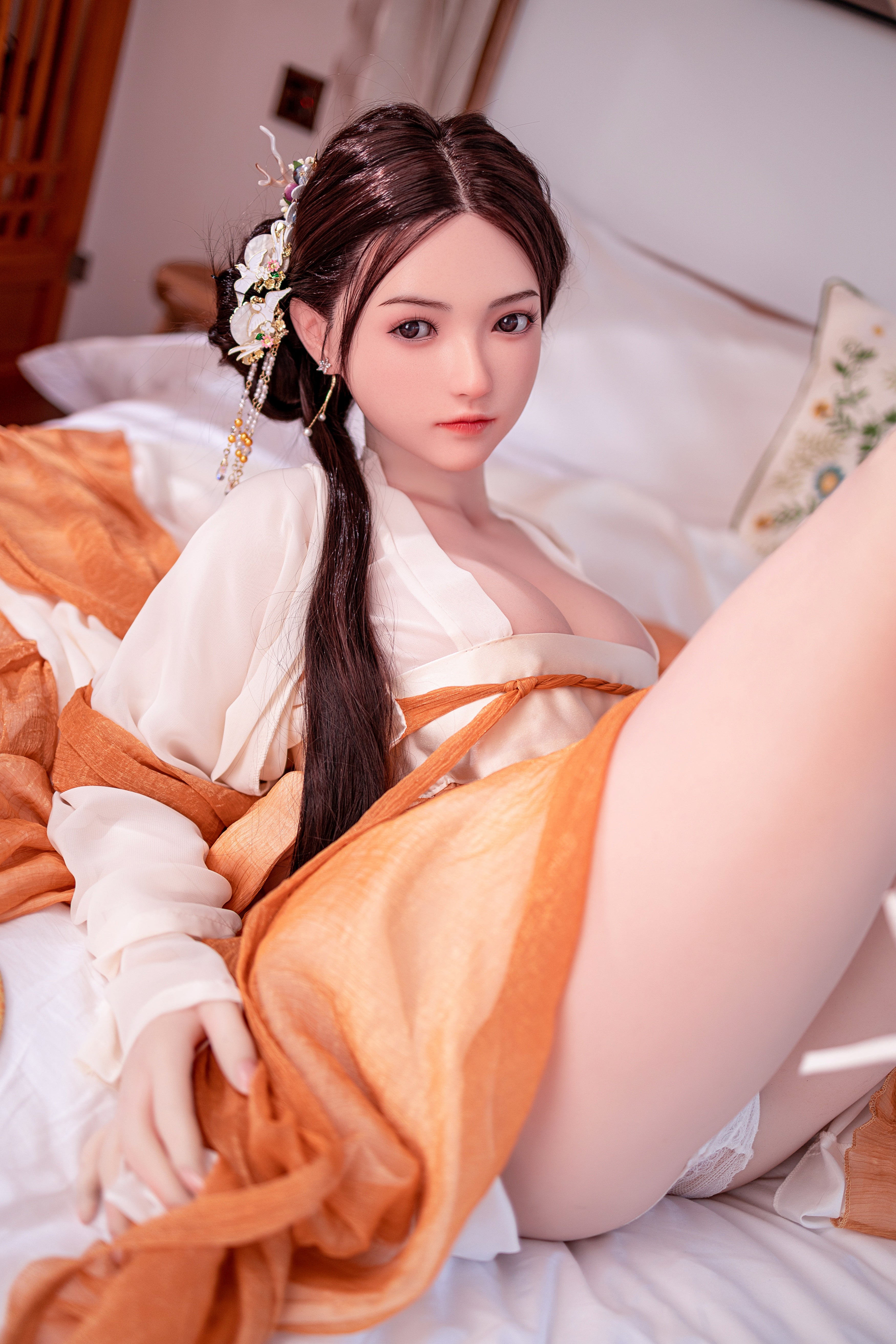 163cm/5ft3 F-cup Silicone Sex Doll – Etta