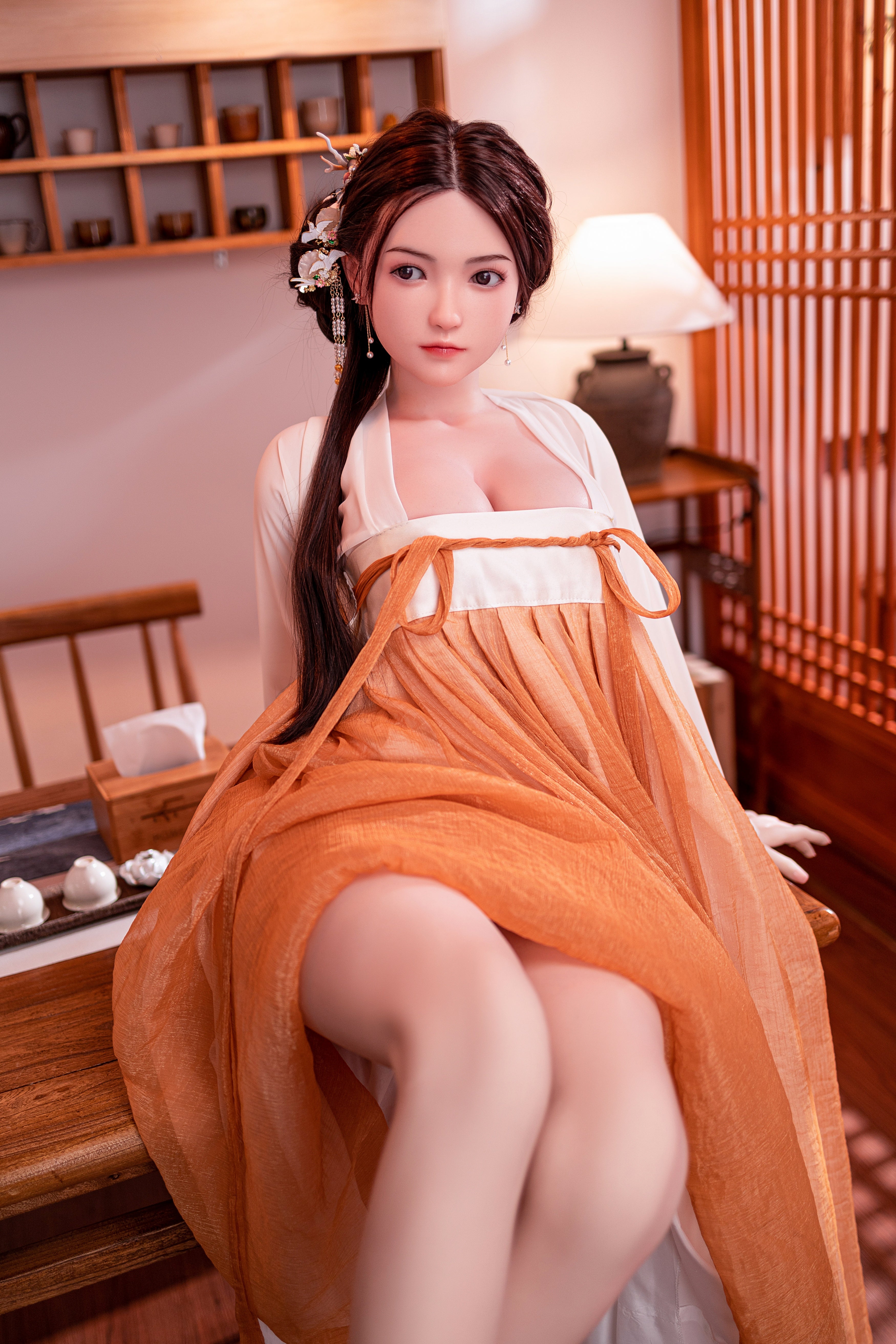 163cm/5ft3 F-cup Silicone Sex Doll – Etta