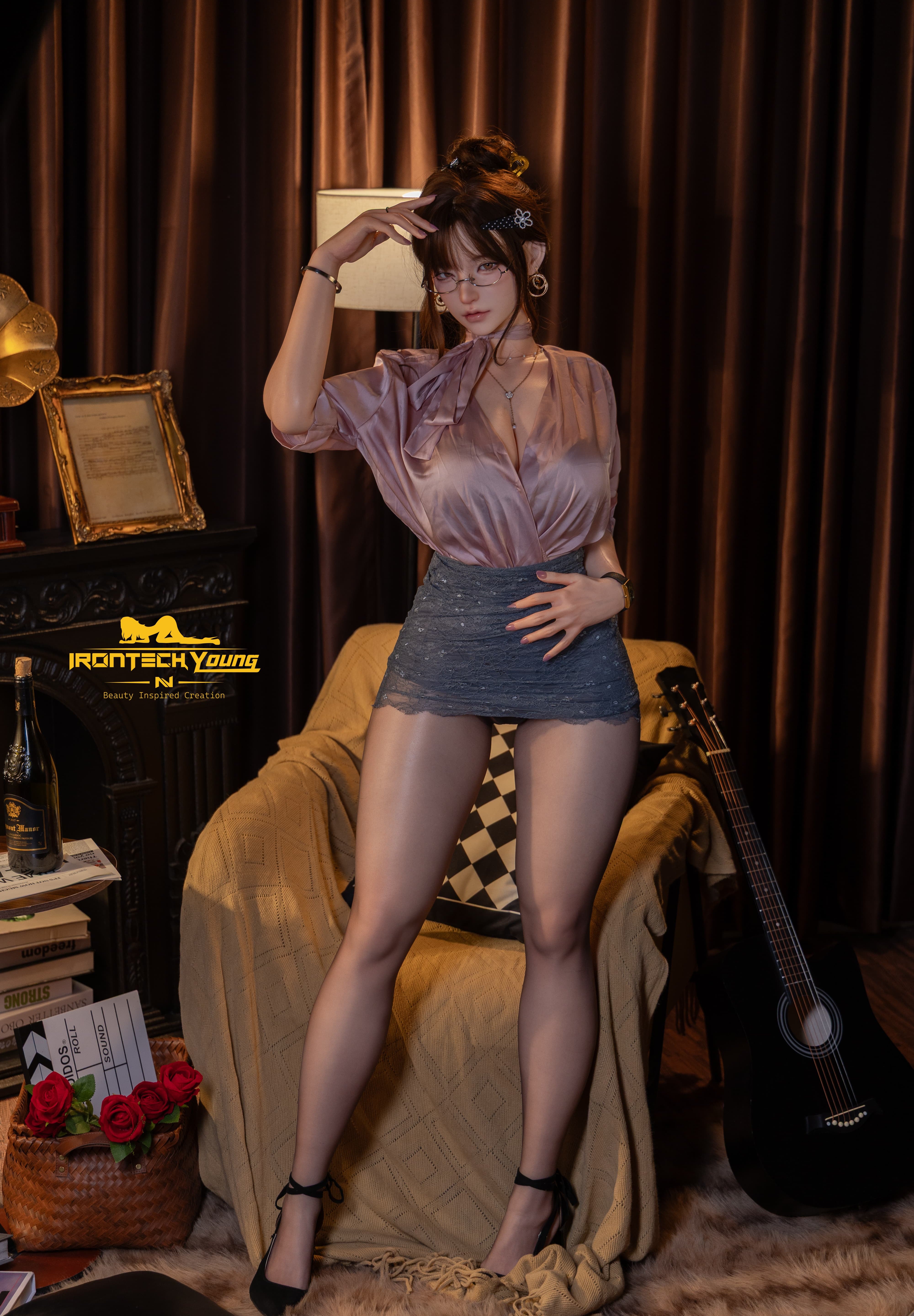 165cm/5ft5 F-cup Silicone Sex Doll – Sia