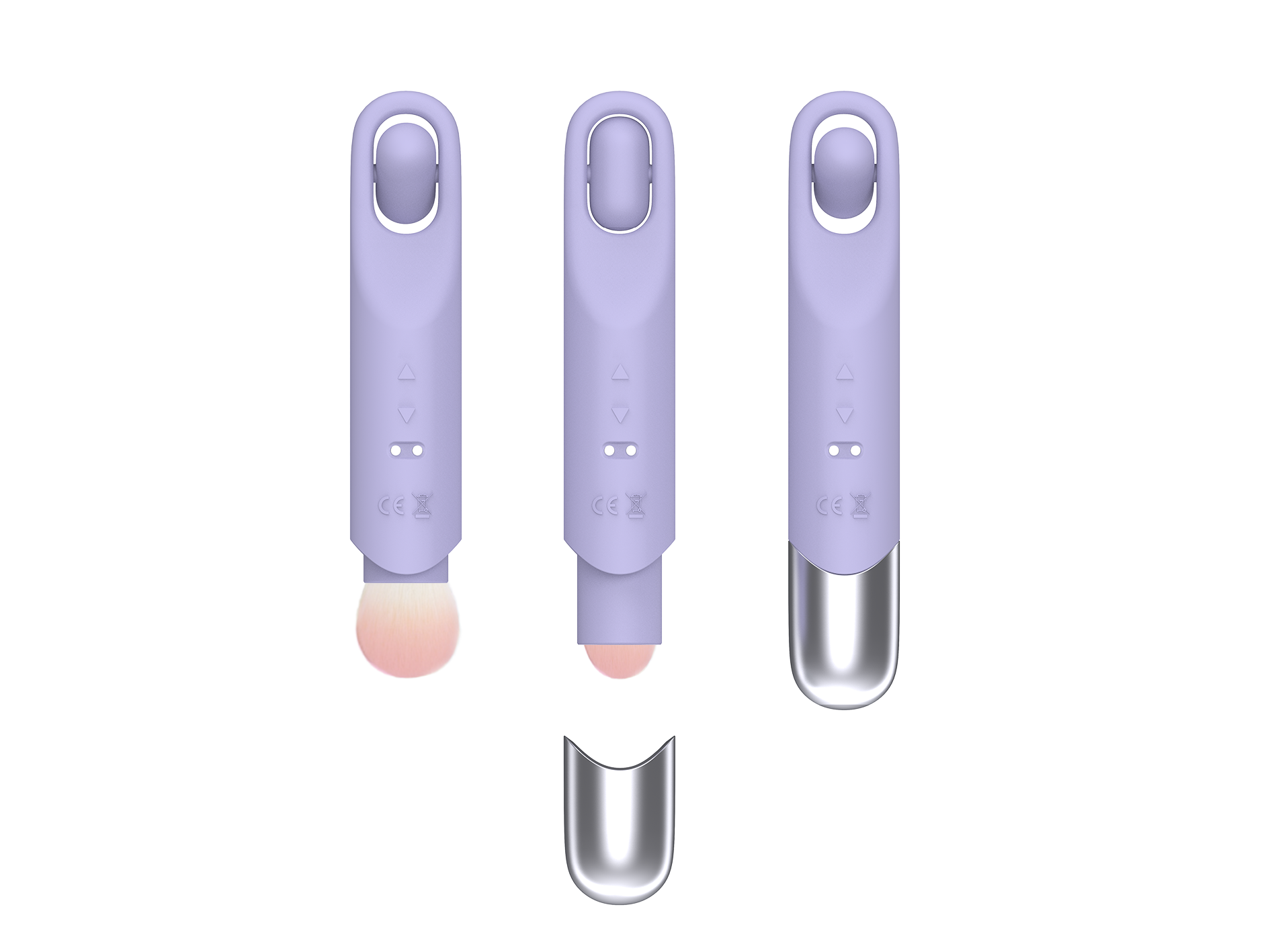 10-Speed Rotable Vibrating Makeup Brush