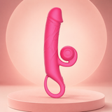 10‑Speed Snail-Shaped Vibrating Silicone Massager