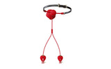 2-in-1 Rose Gag & Vibrating Nipple Clamps