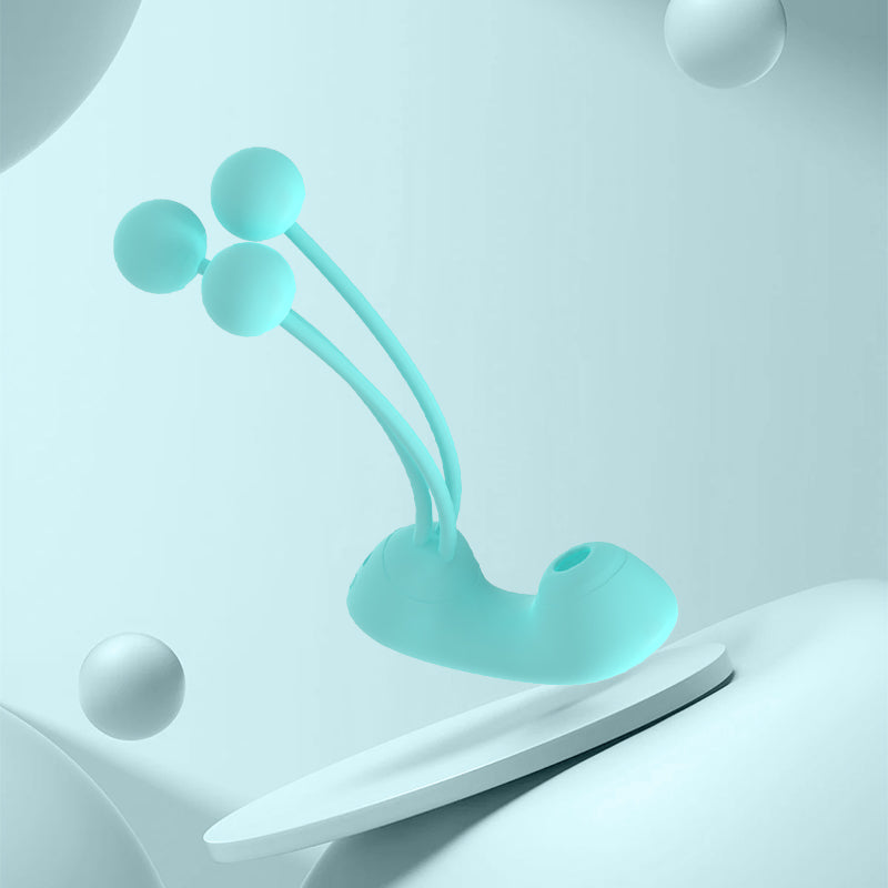 Silicone Multiple Vibrating Beads Suction Stimulator