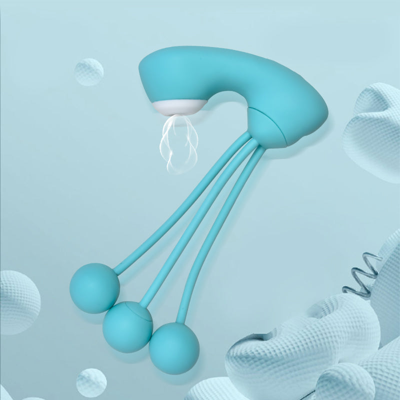 Silicone Multiple Vibrating Beads Suction Stimulator